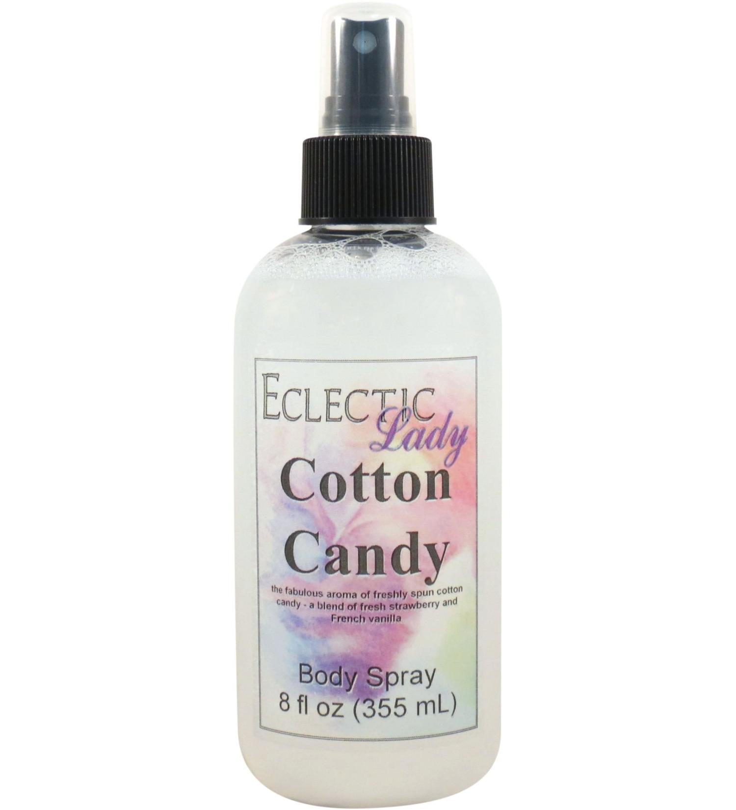Cotton Candy Body Spray 8 ounces Body Mist for Women with Clean Light & Gentle Fragrance Long Lasting Perfume with Comforting Scent for Men & Women Cologne with Soft Subtle Aroma For Daily Use Regular Strength 8 Fluid Ounces - Buy Online on GoSupps.com