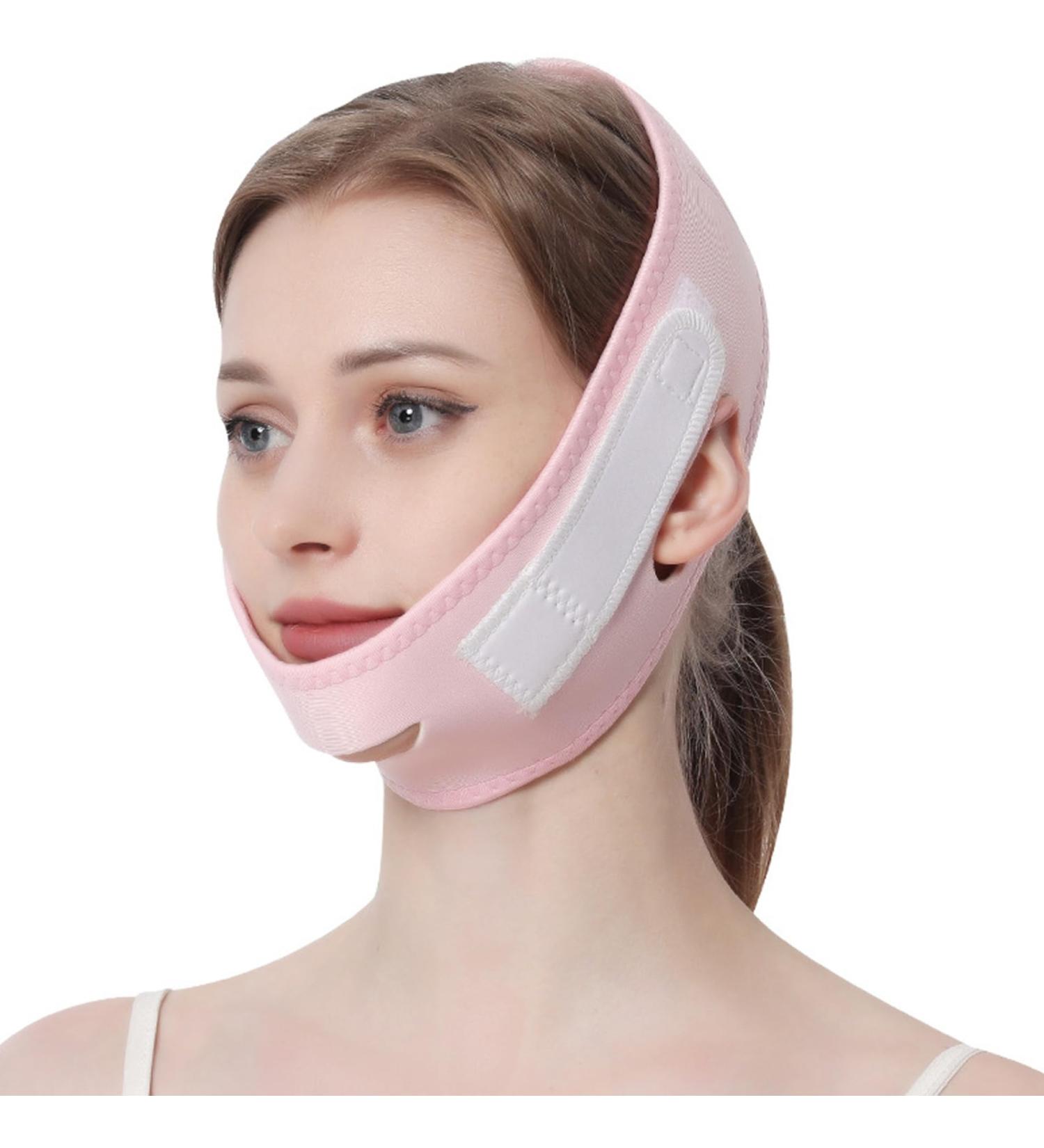 Shop Kinn Straps Doppelkinn Reducer | Adjustable Double Chin Strap for Men & Women | 24-Inch V-Line Facial Lifting Belt for Slimming - Buy Online on GoSupps.com