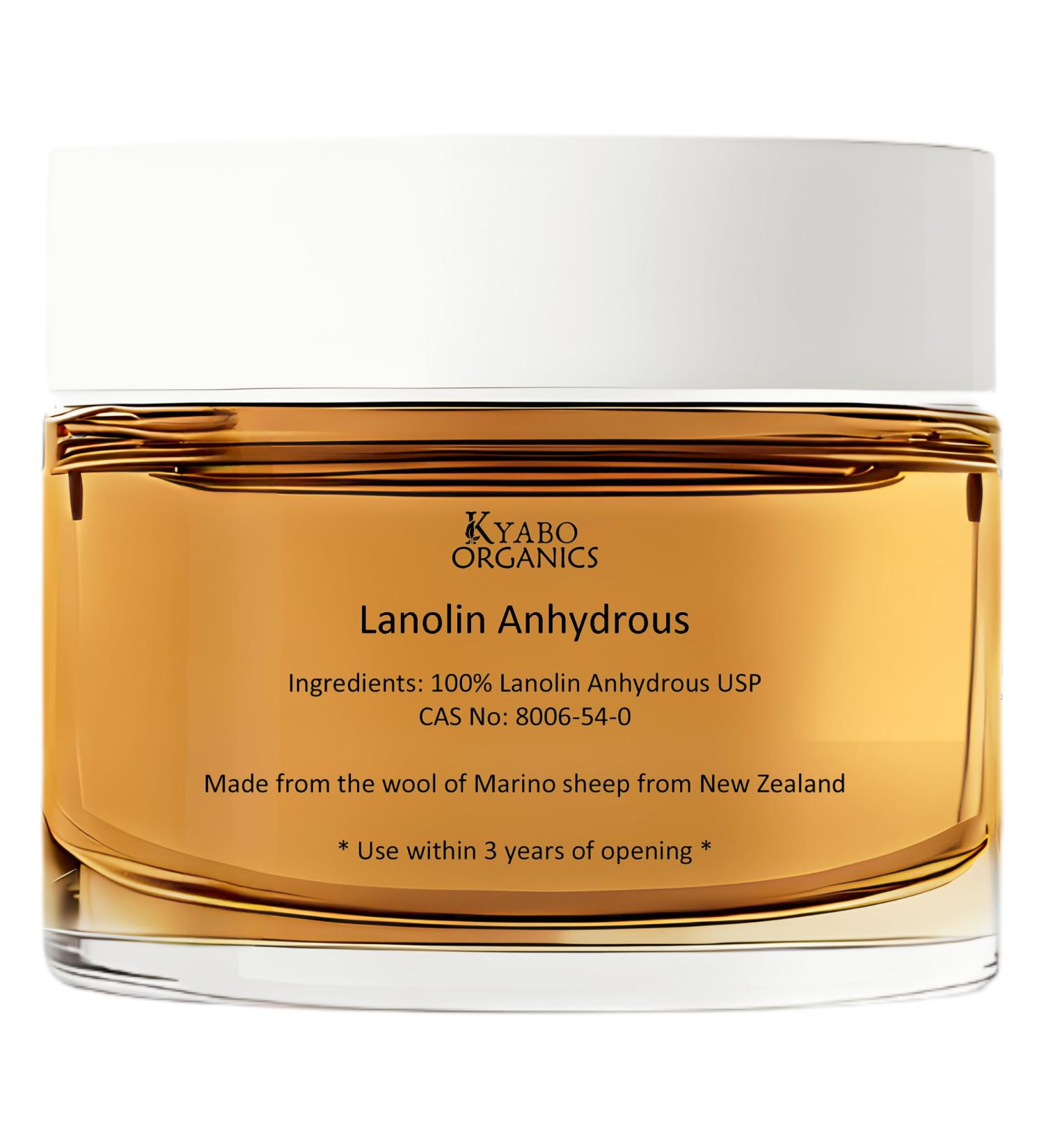 Kyabo Pure Lanolin 1lb Jar - All-Natural Emollient for Dry Skin Chapped Lips and More - Moisturizing Hydrating and Soothing - Ideal for Skincare and DIY Beauty Products Organic (16oz/1lb Jar) 16 Ounce (Pack of 1) - Buy Online on GoSupps.com