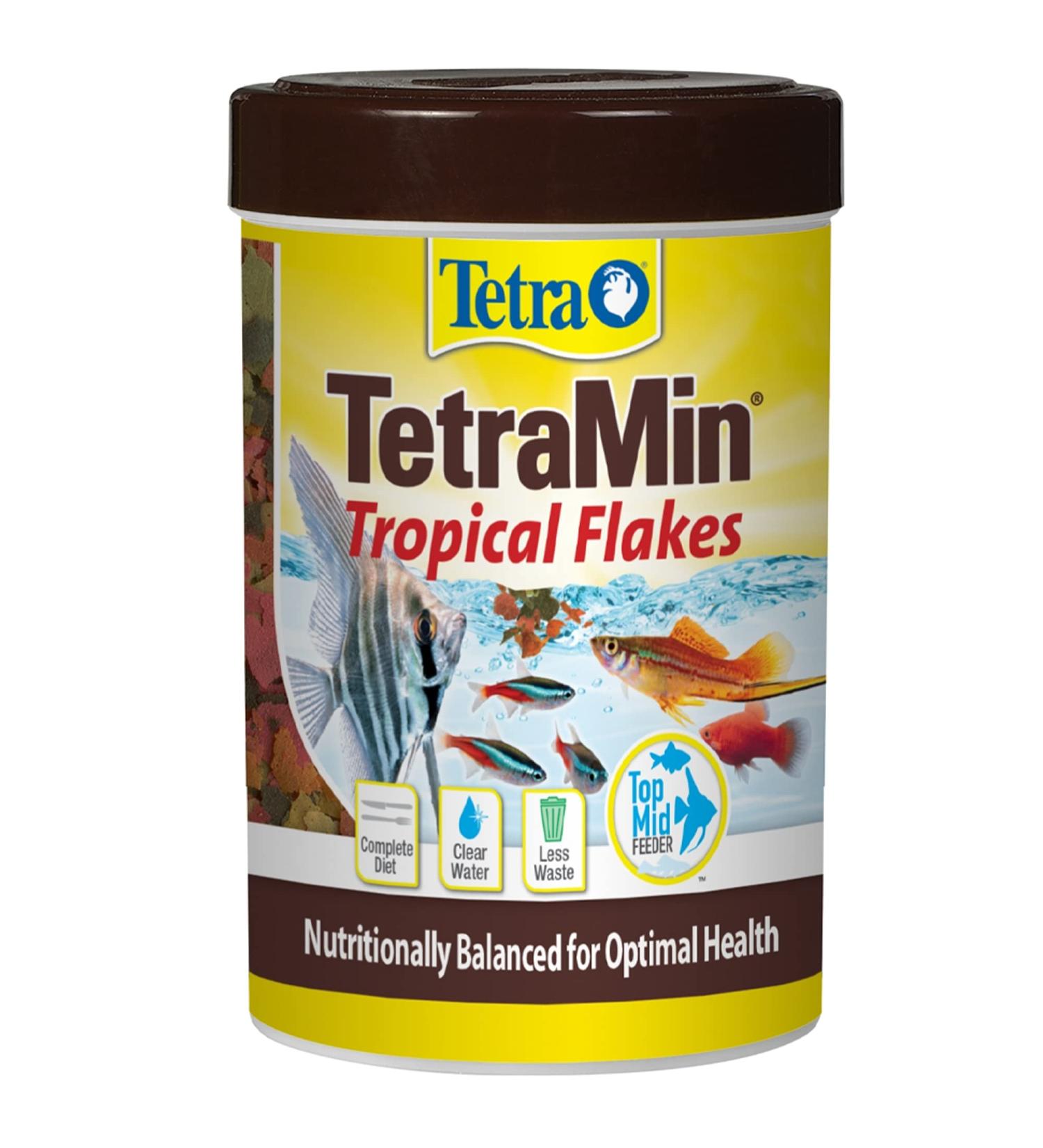 TetraMin Tropical Fish Flake Food - Nutritionally Balanced & Healthy - Buy Online on GoSupps.com