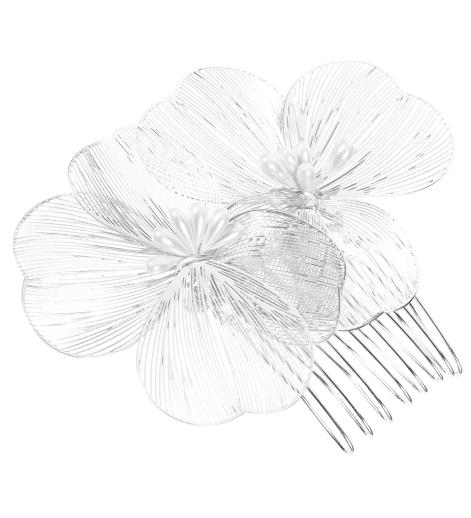 DOITOOL Wedding Hair Accessories Hair Accessories for Women Gold Hair Comb Bridal Hair Comb Bride Headpiece Bride Hair Accessory Flower Hair Side Comb Tiara Flowers Alloy Miss Korean - Buy Online on GoSupps.com