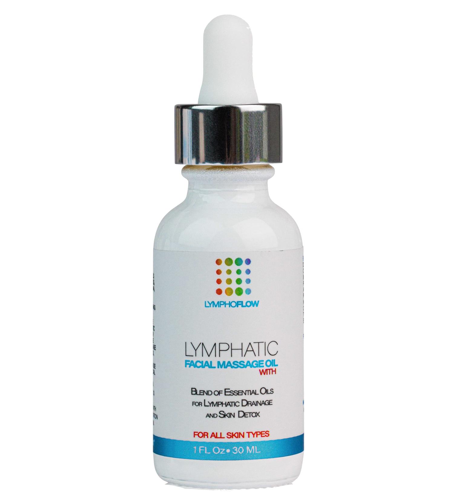 Facial Lymphatic Drainage Oil for Gua Sha Massage - 1FlOz by Bruizex - Buy Online on GoSupps.com