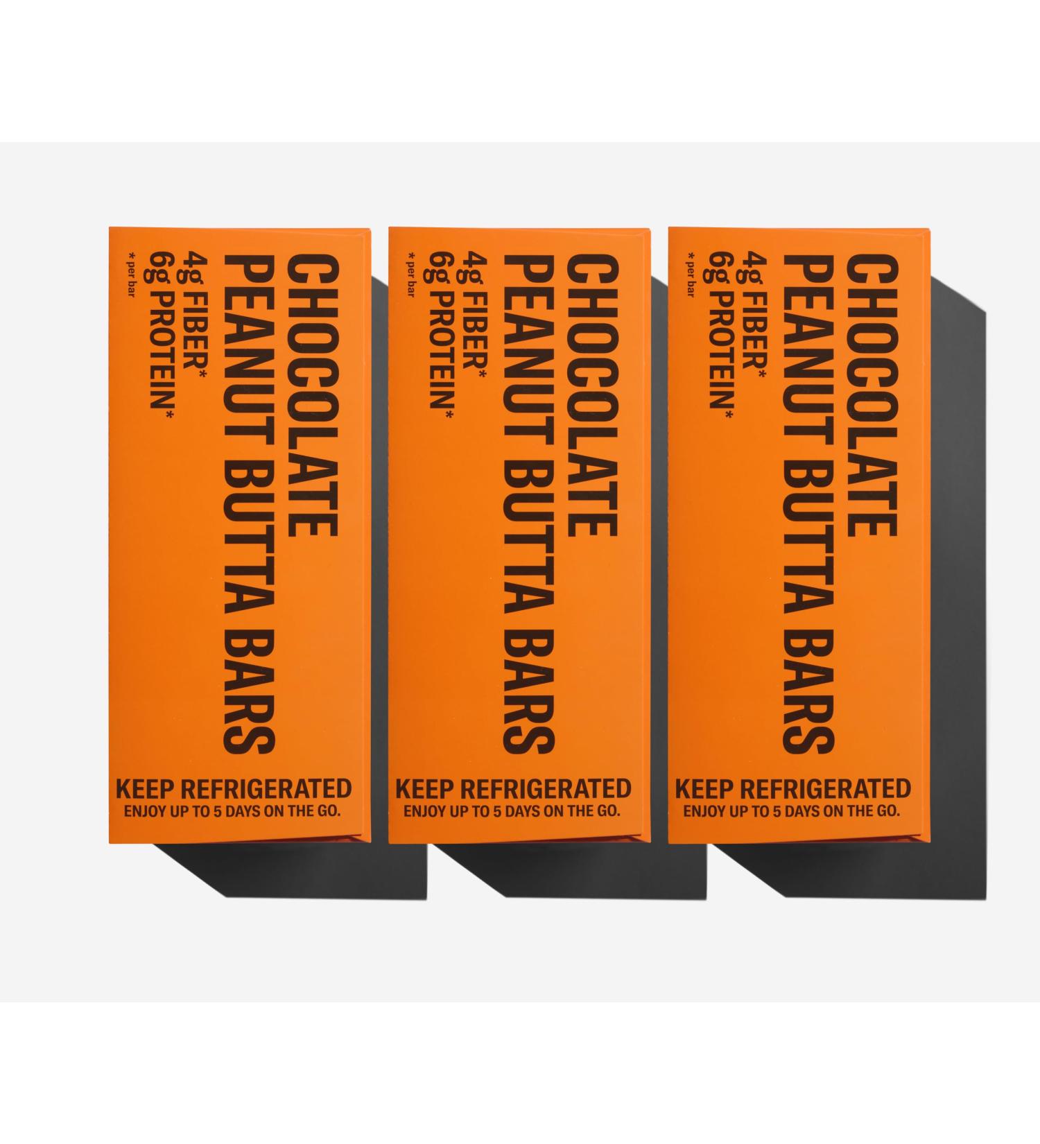 Mid-Day Squares Peanut Butta Protein Chocolate Bars, 1.16 Oz each, 3 Packs (36 Squares) | Made with Real Chocolate, 6g Plant Protein, 4g Fiber, Gluten Free, Plant-Based Peanut Butta 12 Count (Pack of 3) - Buy Online on GoSupps.com