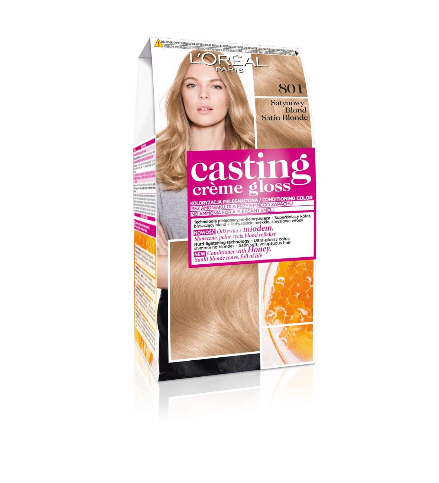L'Oreal Casting Cream Gloss 801 Saty Blond - Buy Online on GoSupps.com