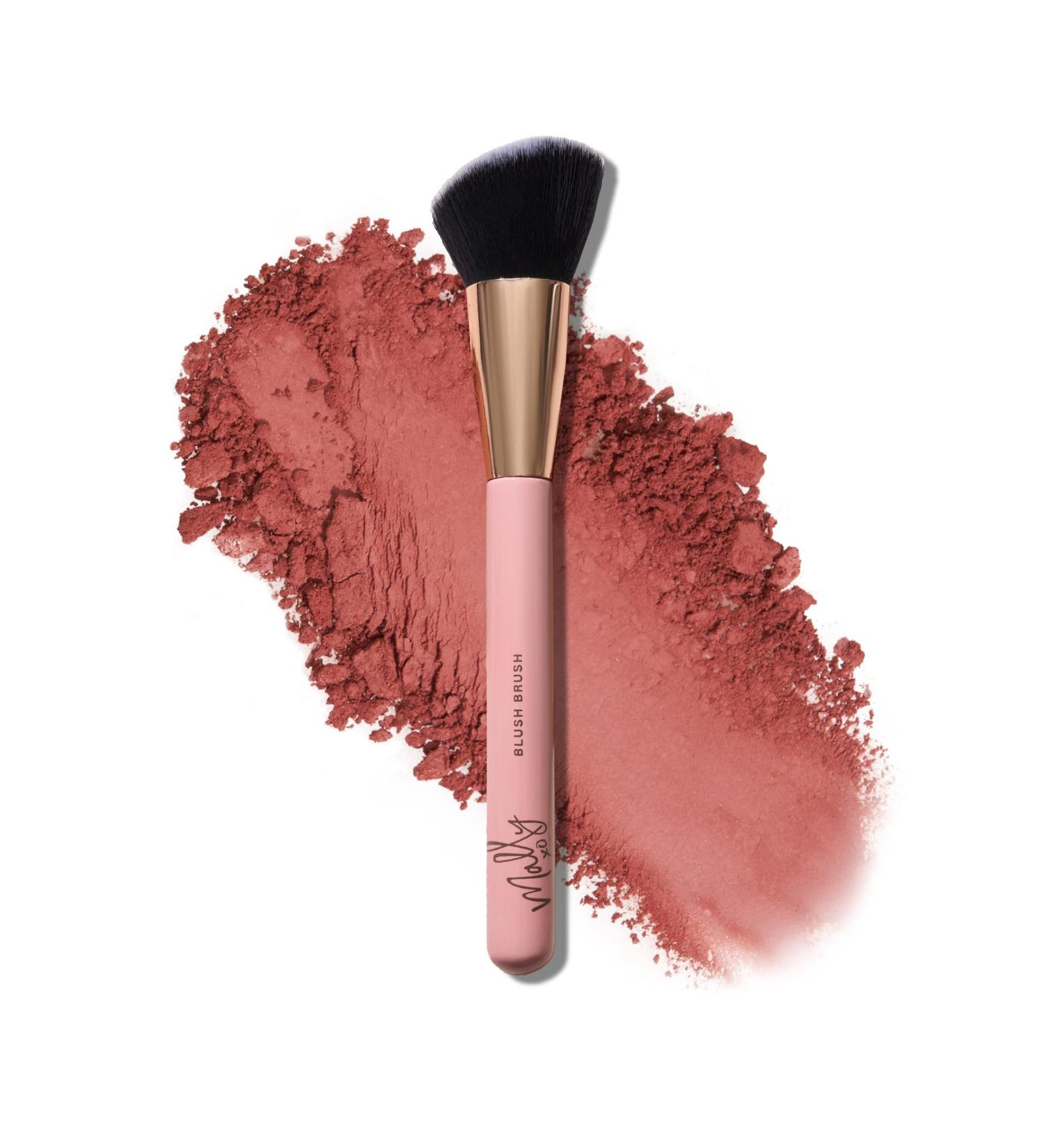 Mally Beauty Angled Blush Brush for Powder and Cream Blush - Soft Makeup Brush - Buy Online on GoSupps.com