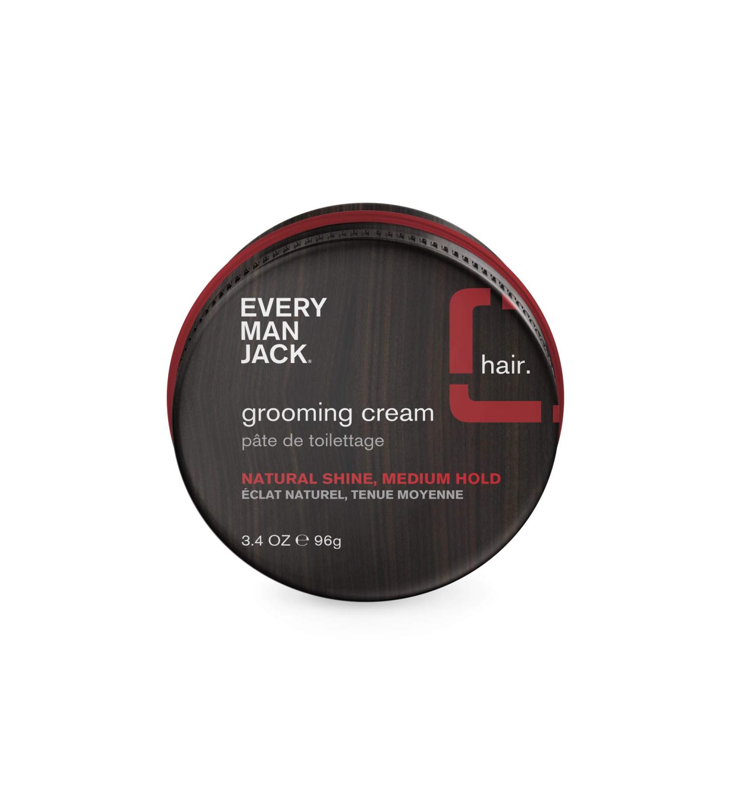 Every Man Jack Hair Styling Cream | Casual Hold, Naturally Derived, Cruelty-Free | 3.4 oz - Buy Online on GoSupps.com