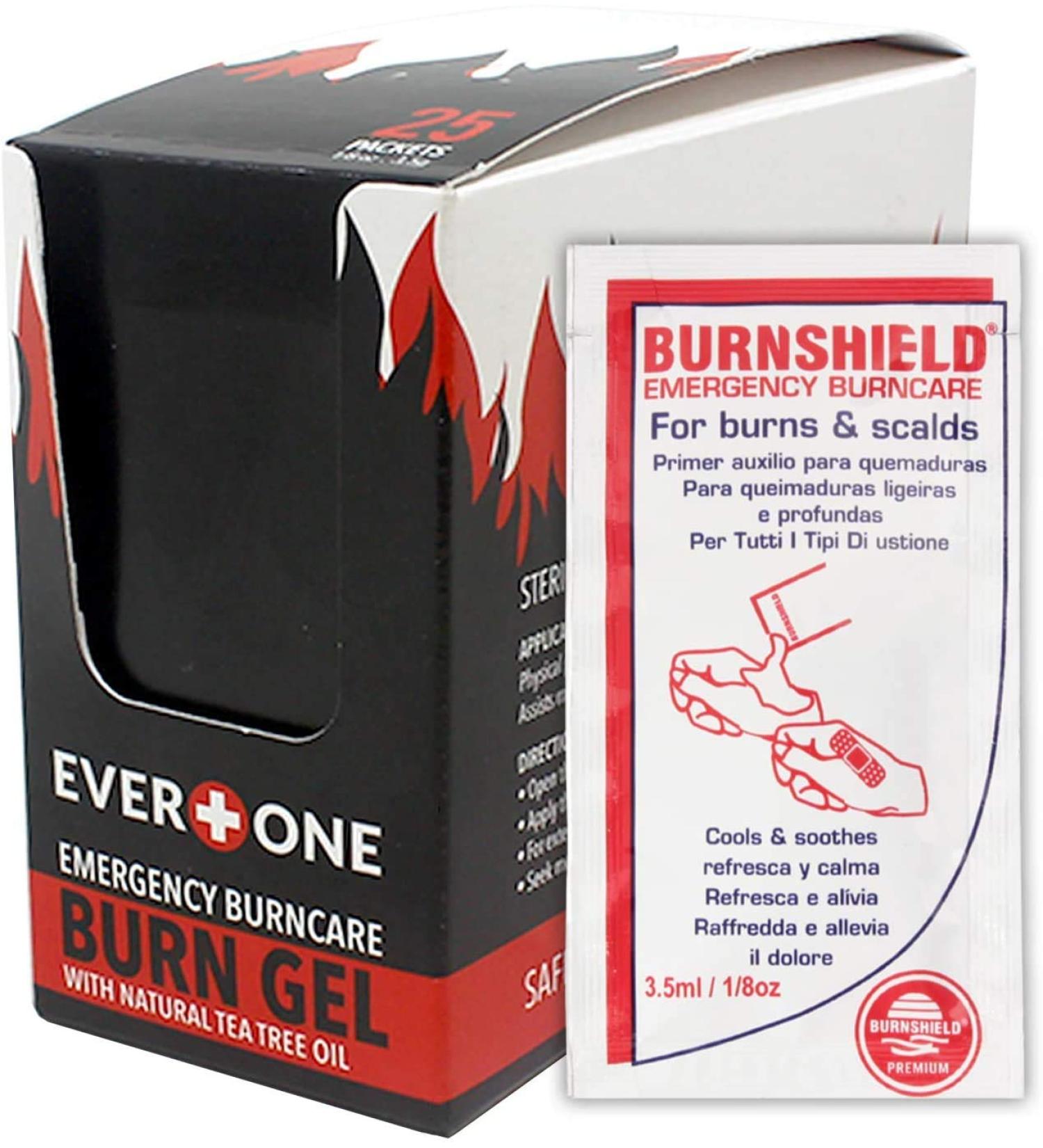 EverOne Emergency Burncare Burn Gel 3.5g Packets - 25 Count Pack of 1 | Soothing Relief for Burns - Buy Online on GoSupps.com
