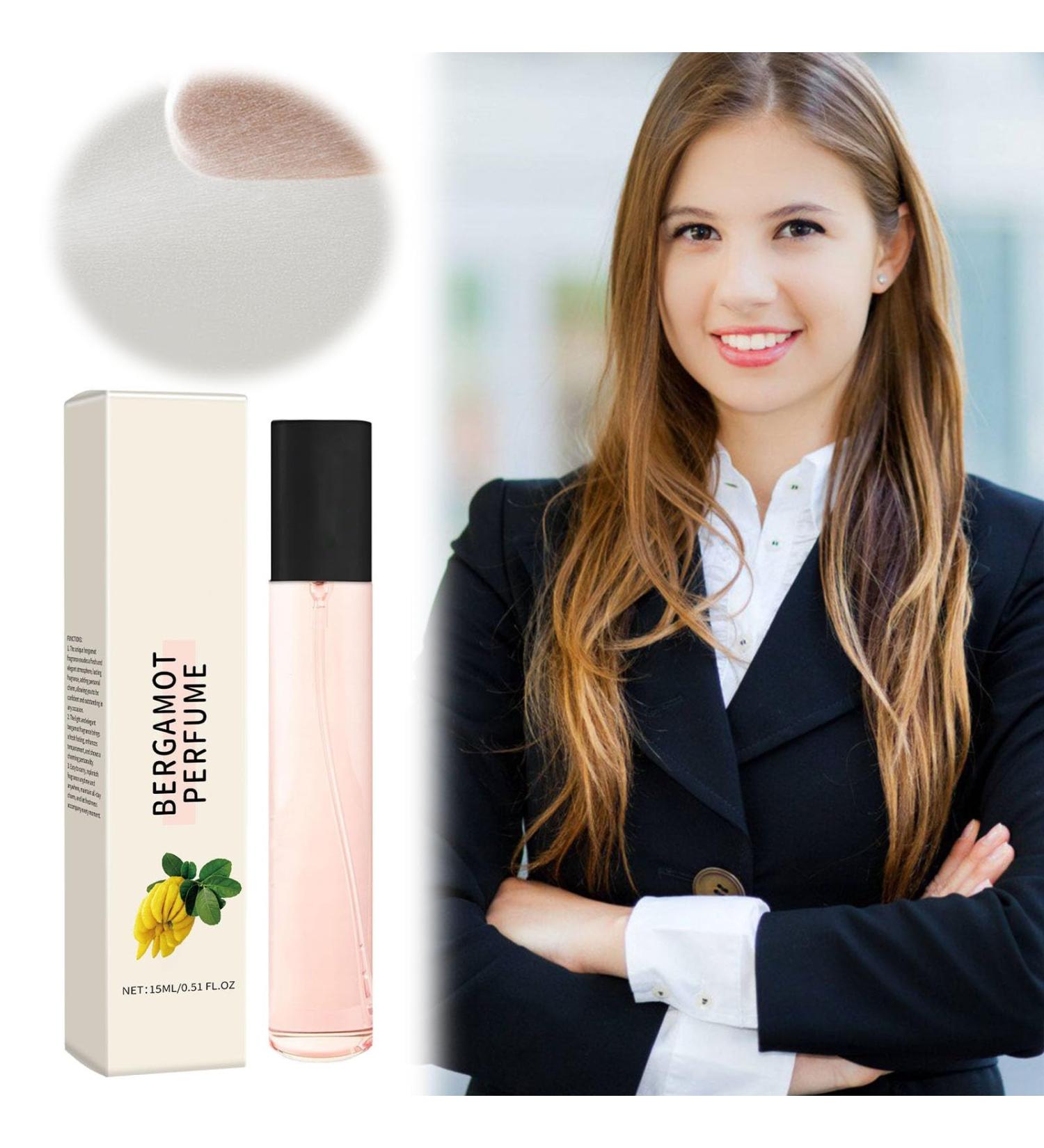 Elegant Perfume for Women Bergamot Fragrance Perfumes Lasting Exudes Appeal Portable Perfumes for for All Skin Types Gifts for Women 15ml 1.7x11.5cm Pink - Buy Online on GoSupps.com