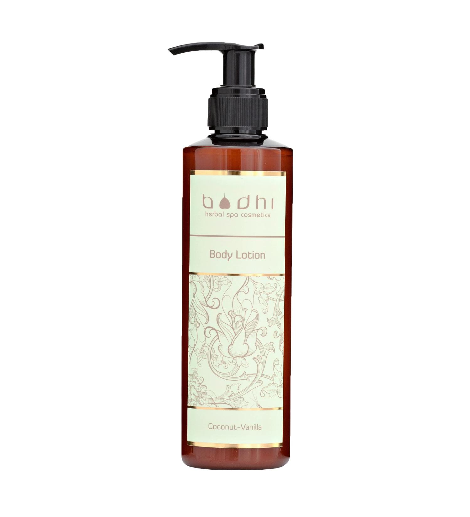 Bodhi Coconut & Vanilla Body Lotion 250 ml | Organic Moisture Care for Dry Skin & After-Sun Relief | 98% Natural Ingredients - Buy Online on GoSupps.com