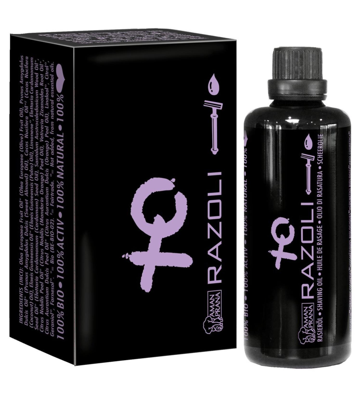 Aman Prana 3-in-1 Shaving Oil for Women - Smooth Nourishing and Eco-Friendly | Shop Internationally - Buy Online on GoSupps.com