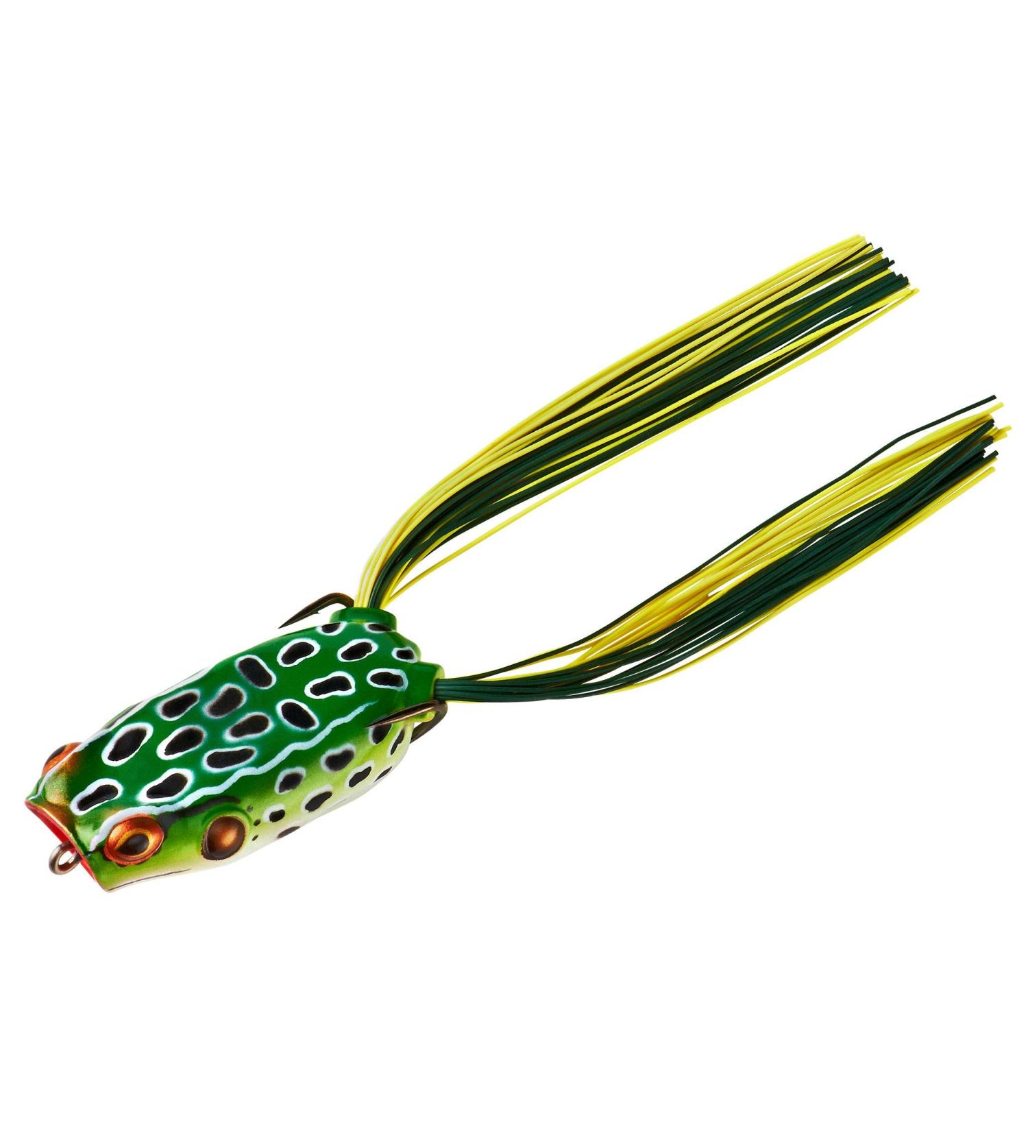BOOYAH Poppin' Pad Crasher Topwater Bass Fishing Frog Lure - Leopard Frog Design - Buy Online on GoSupps.com