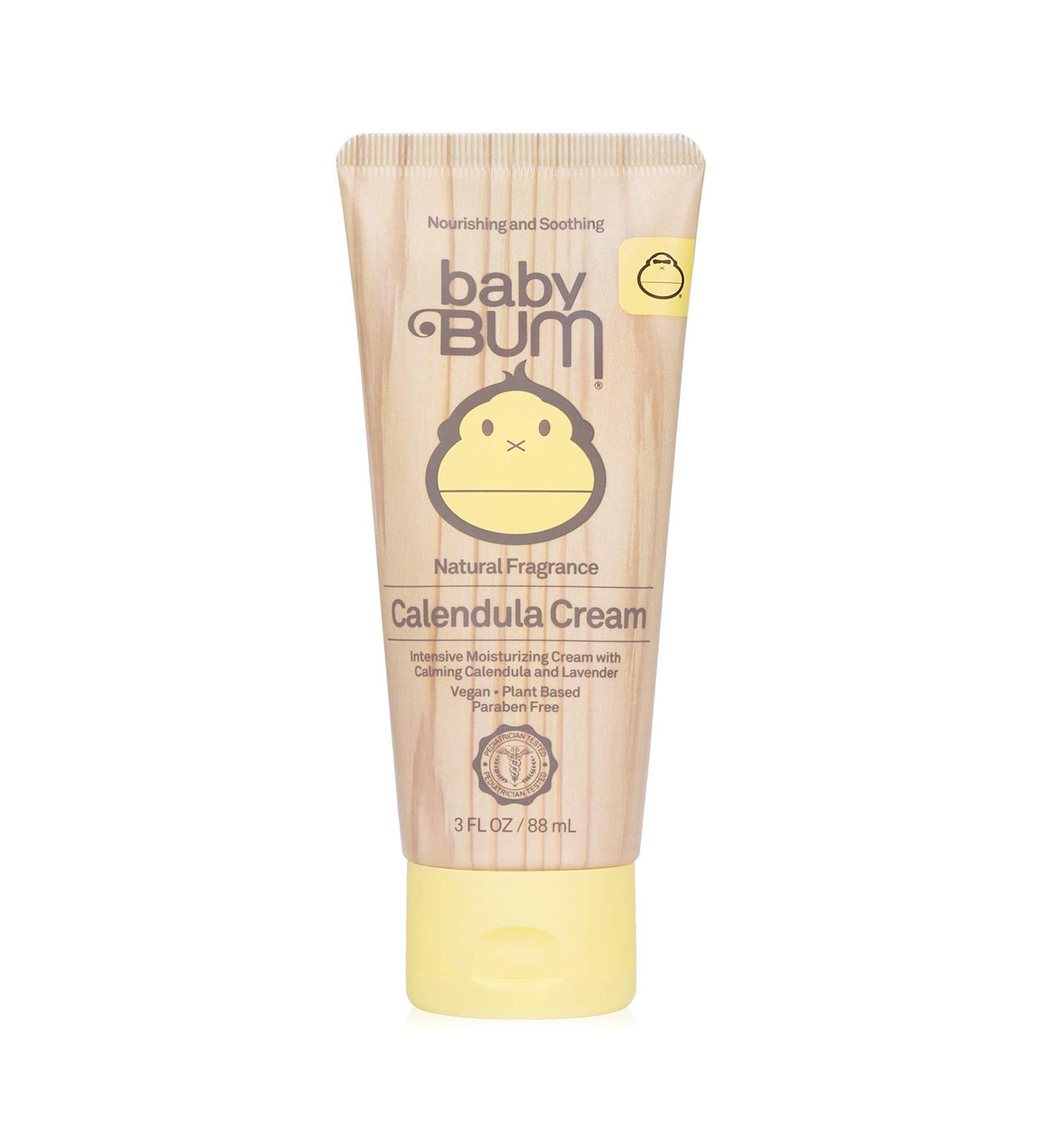 Baby Bum Calendula Cream | Moisturizing Anti-Inflammatory Cream for Eczema and Rashes | Natural, Gluten-Free, Vegan | 3 Fl Oz - Buy Online on GoSupps.com