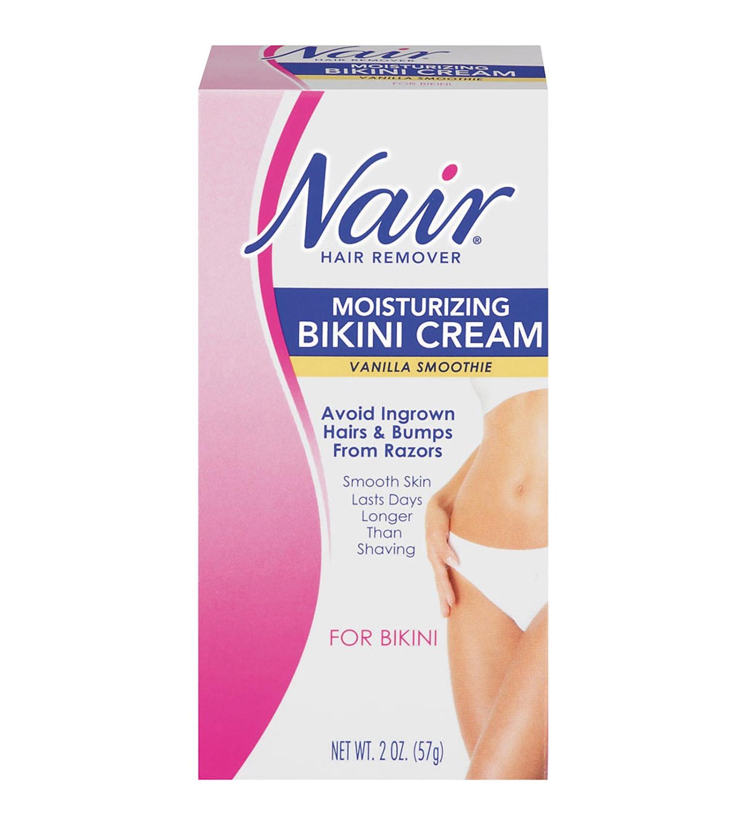 Nair Hair Remover Bikini Creme Vanilla Smoothie 2 Ounce Bottle 1