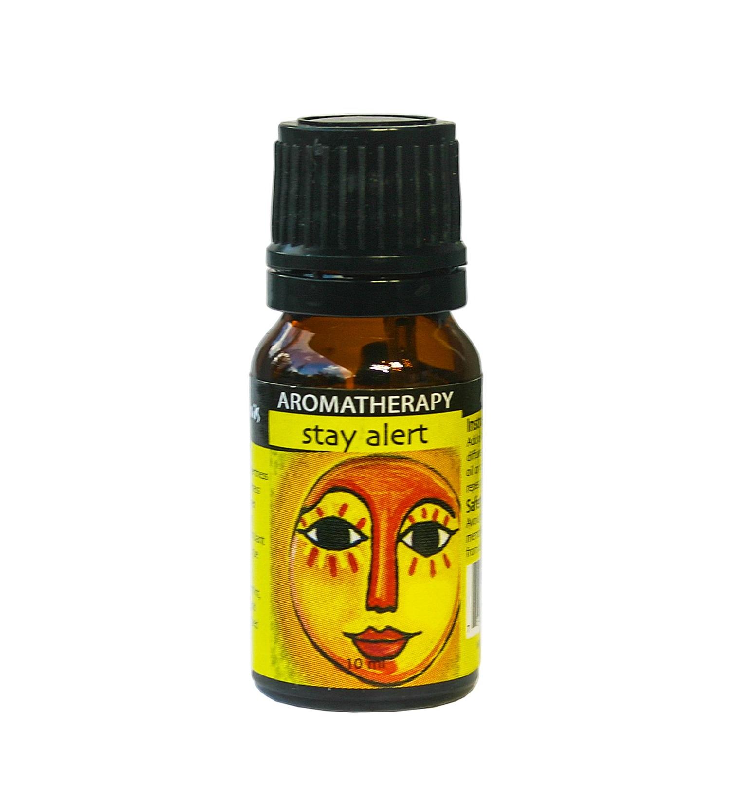 Earth Solutions (ES) Essential Oils Blend | Stay Alert Affirmation Oil 10ml | Excellent Adult and Kids Essential Oils Energizer Aromatherapy/Anti Fatigue Essential Oils