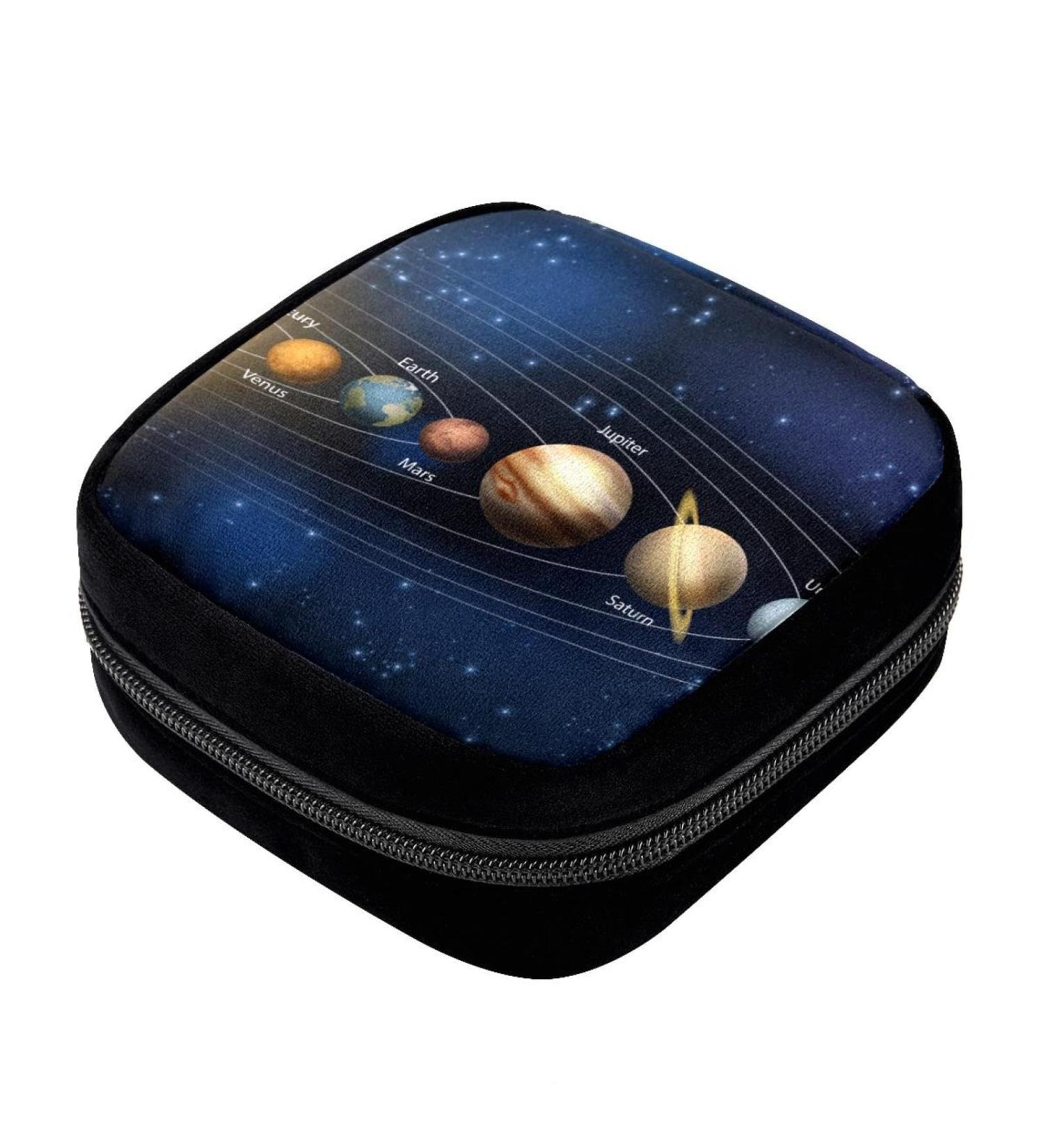 Period Bag Sanitary Napkin Storage - Solar System Planet Color - Buy Online on GoSupps.com