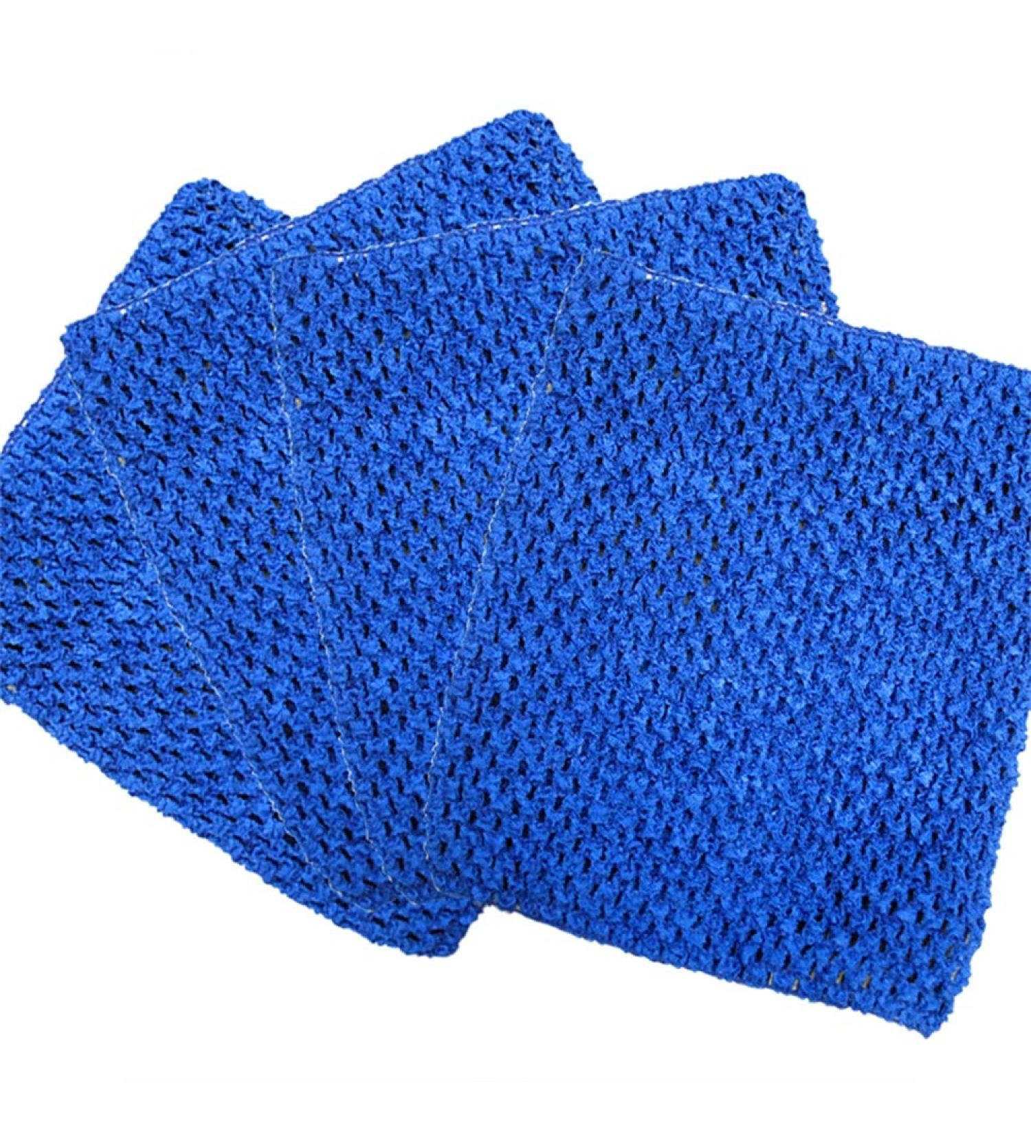 4pcs Crochet Tube Top & Tutu Dress Set for Baby Girls | Royal Blue Infant Skirt Pettiskirt | 8x10 inches (20x25cm) - Buy Online on GoSupps.com