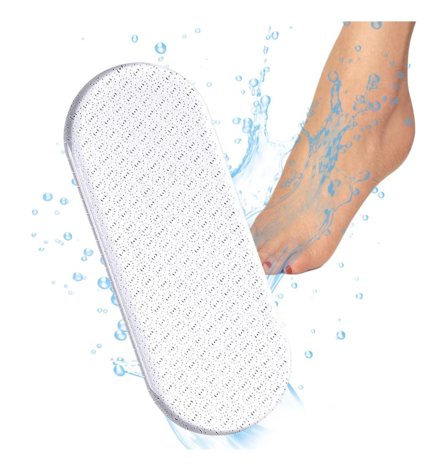 Maciun Heel File for Cracked Heels | Glass Callus Remover Dry Heels Skin Remover - Clear in-Shower Foot Scrubber Callus Remover Pedicure Foot File for Smoothing Feet Dead Skin - Buy Online on GoSupps.com