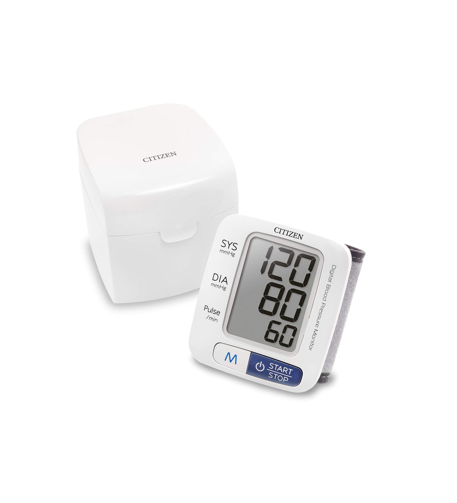 Citizen Blood Pressure Monitor Digital Wristwatch - Large Display Pulse & BPM with Irregular Heartbeat Hypertension and Body Movement Indicator - Storage Case & Battery Powered - Buy Online on GoSupps.com