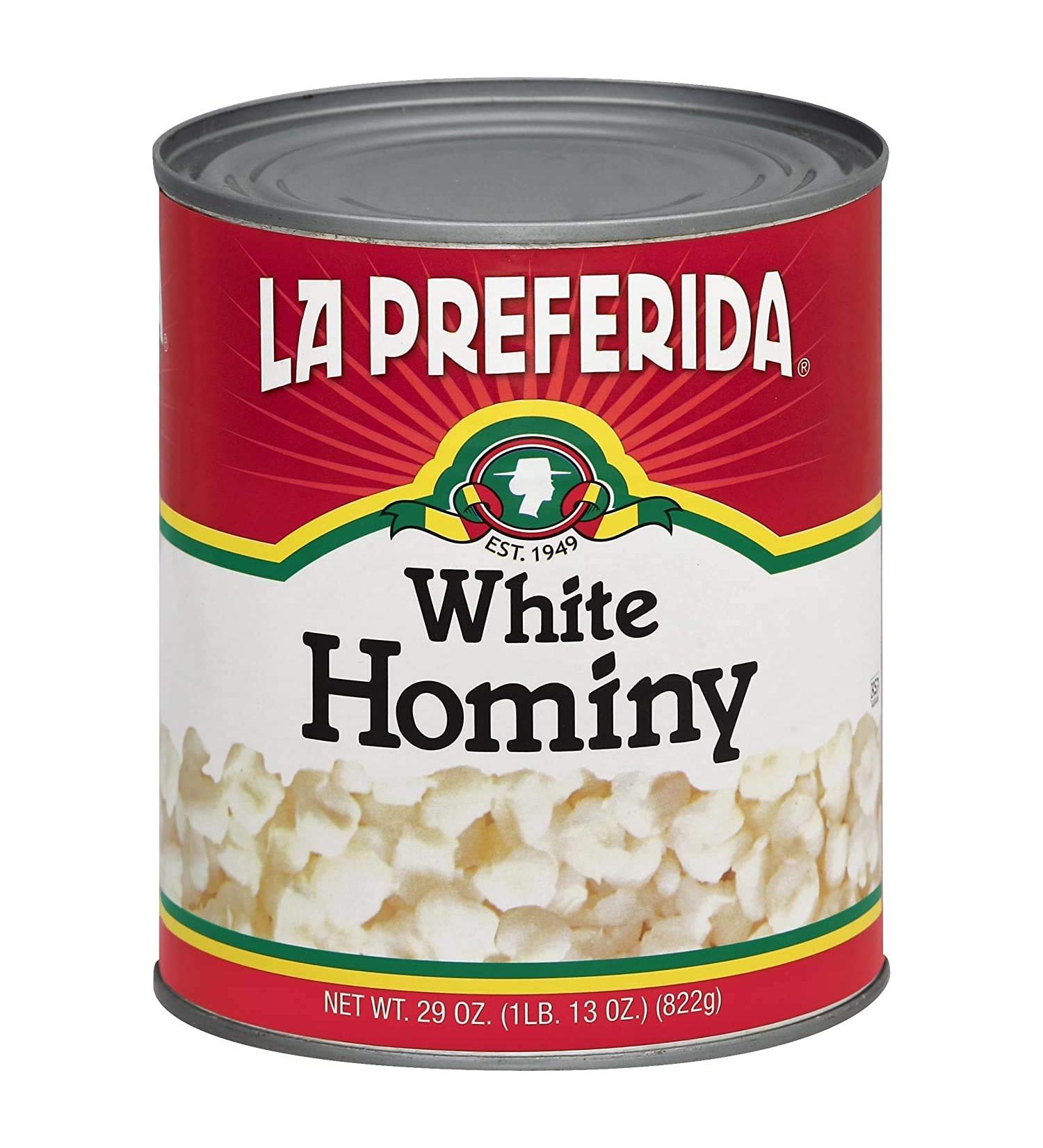La Preferida White Hominy 29oz (Pack of 3) - 1.81 lbs - Premium Quality Hominy - Bulk Purchase Deal - Buy Online on GoSupps.com