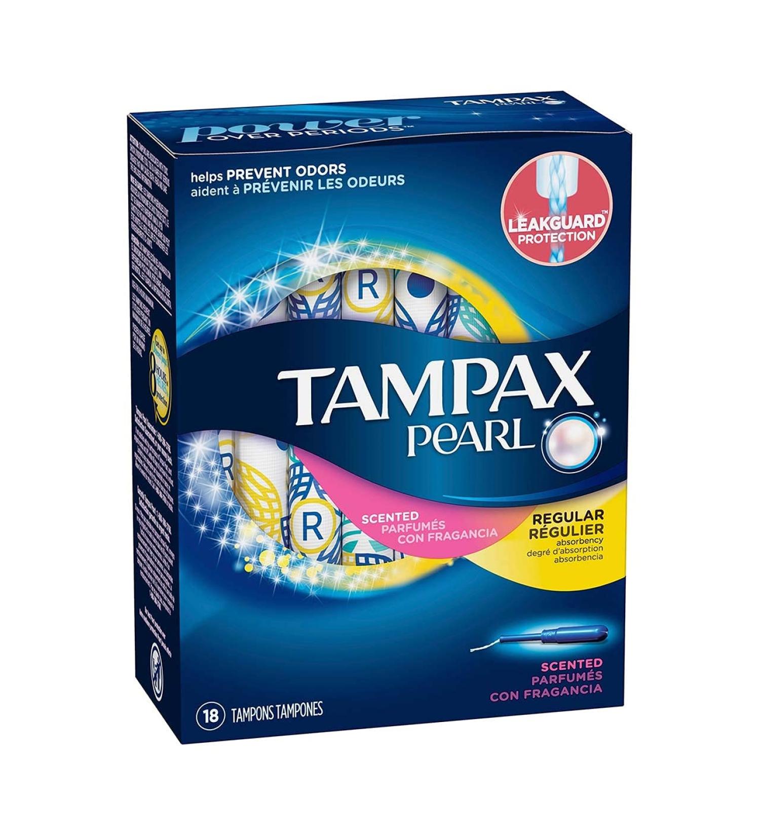 Tampax Pearl Regular Scented 18ct - Convenient and Comfortable Protection - Buy Online on GoSupps.com