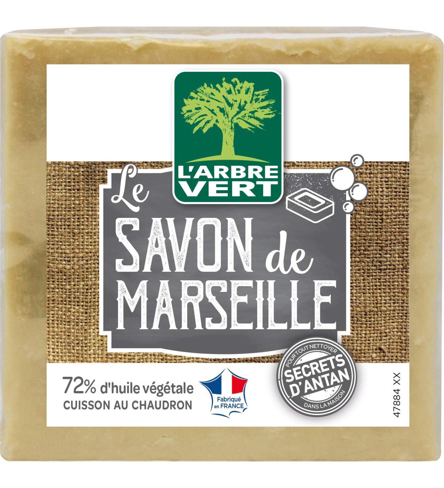 L'Arbre Vert Marseille soap cube - 300 g