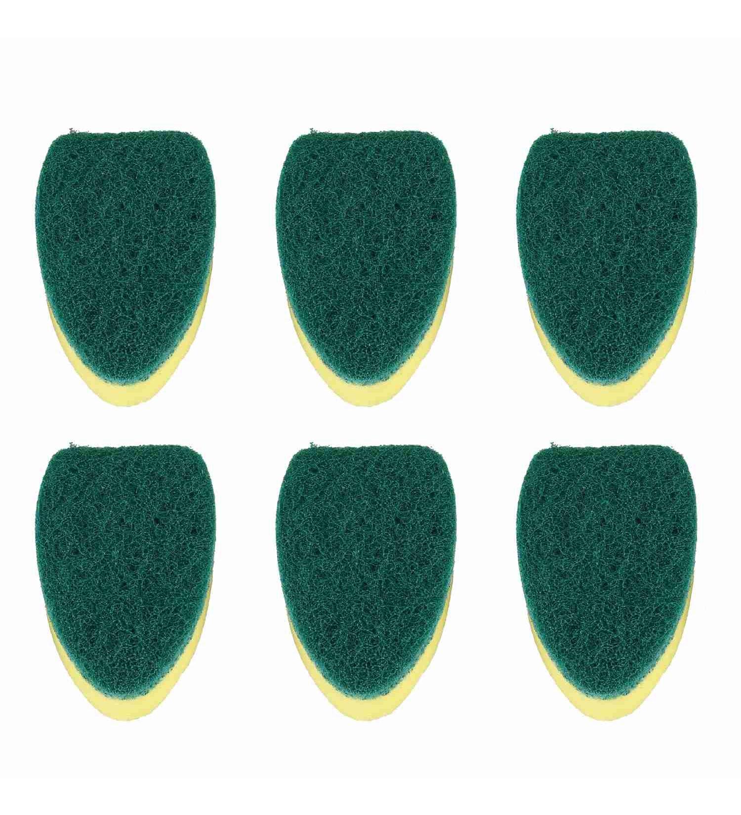 Fattoz 6 Pack Dish Wand Refills Sponge Heads Dish Wand Brush Replacement Sponge Dish Pads for Kitchen Cleaning Brush - Buy Online on GoSupps.com