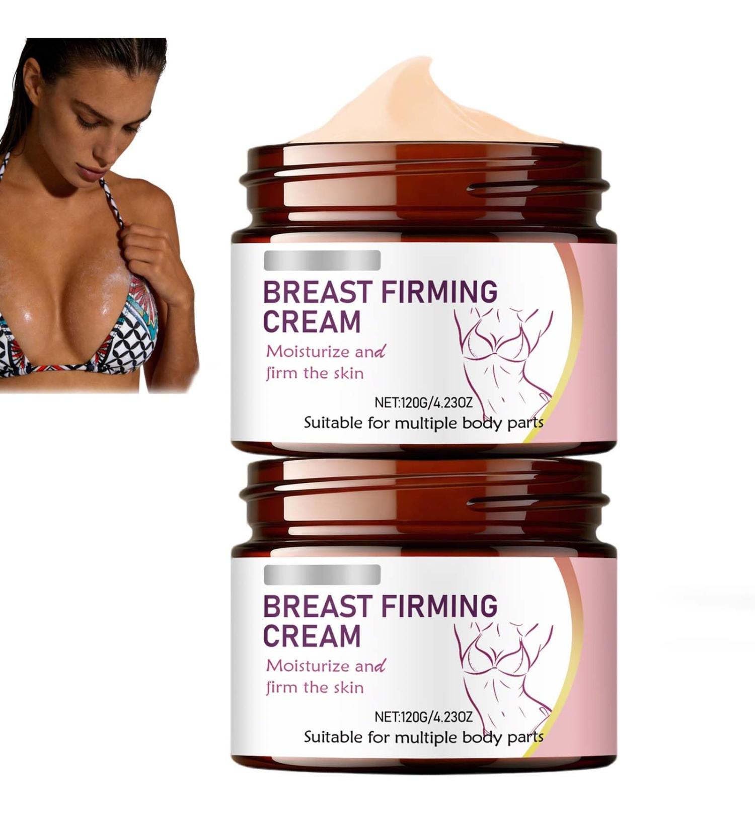  XUSHAOLUN Set of 2 firming breast creams for women - Daily moisturizing breast cream - Light and fast-absorbing care cream - Gentle and softening breast cream - Buy Online on GoSupps.com