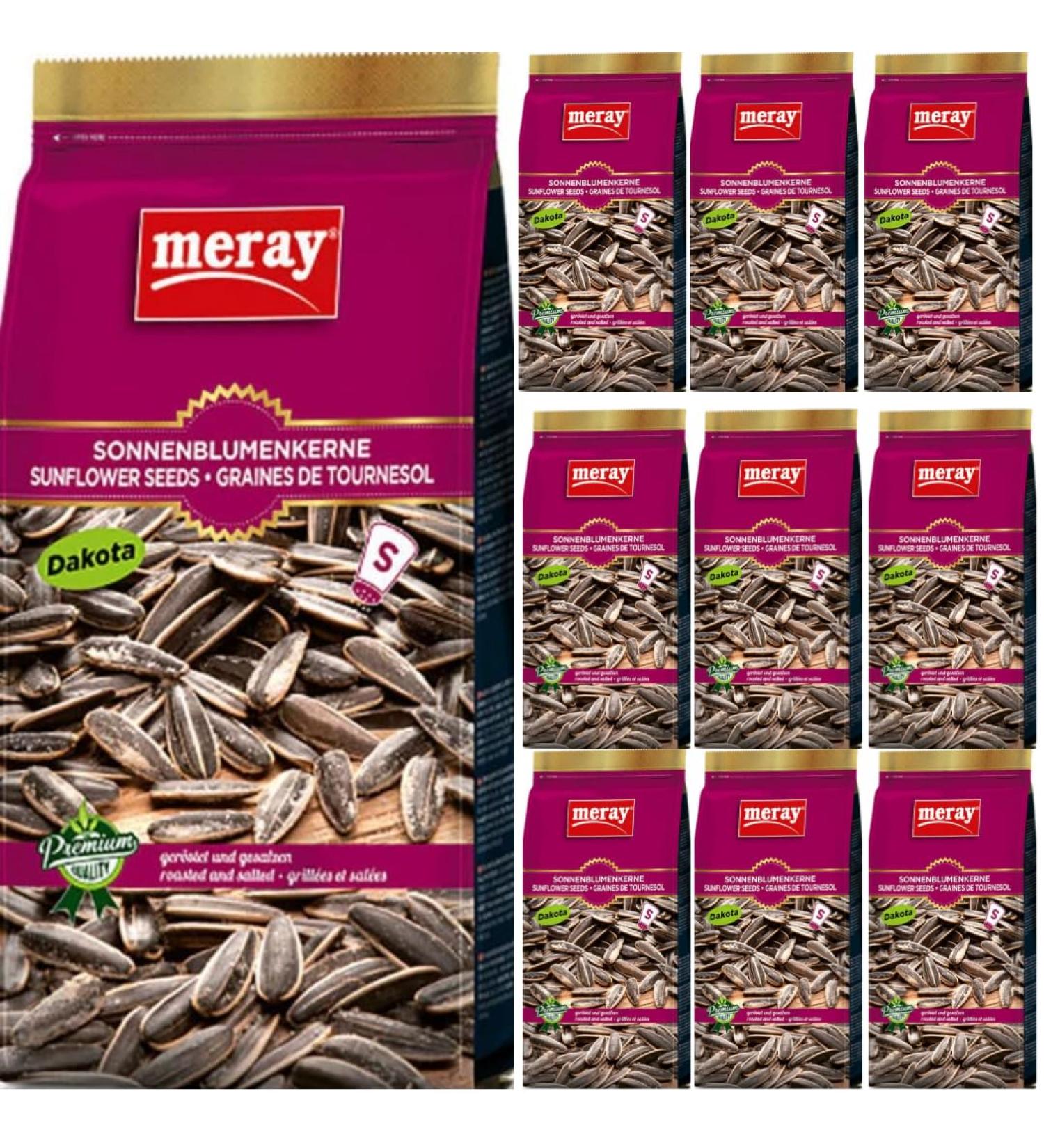 Pufai Grocery Sunflower Seeds, Dakota Salted 250g Pack of 10