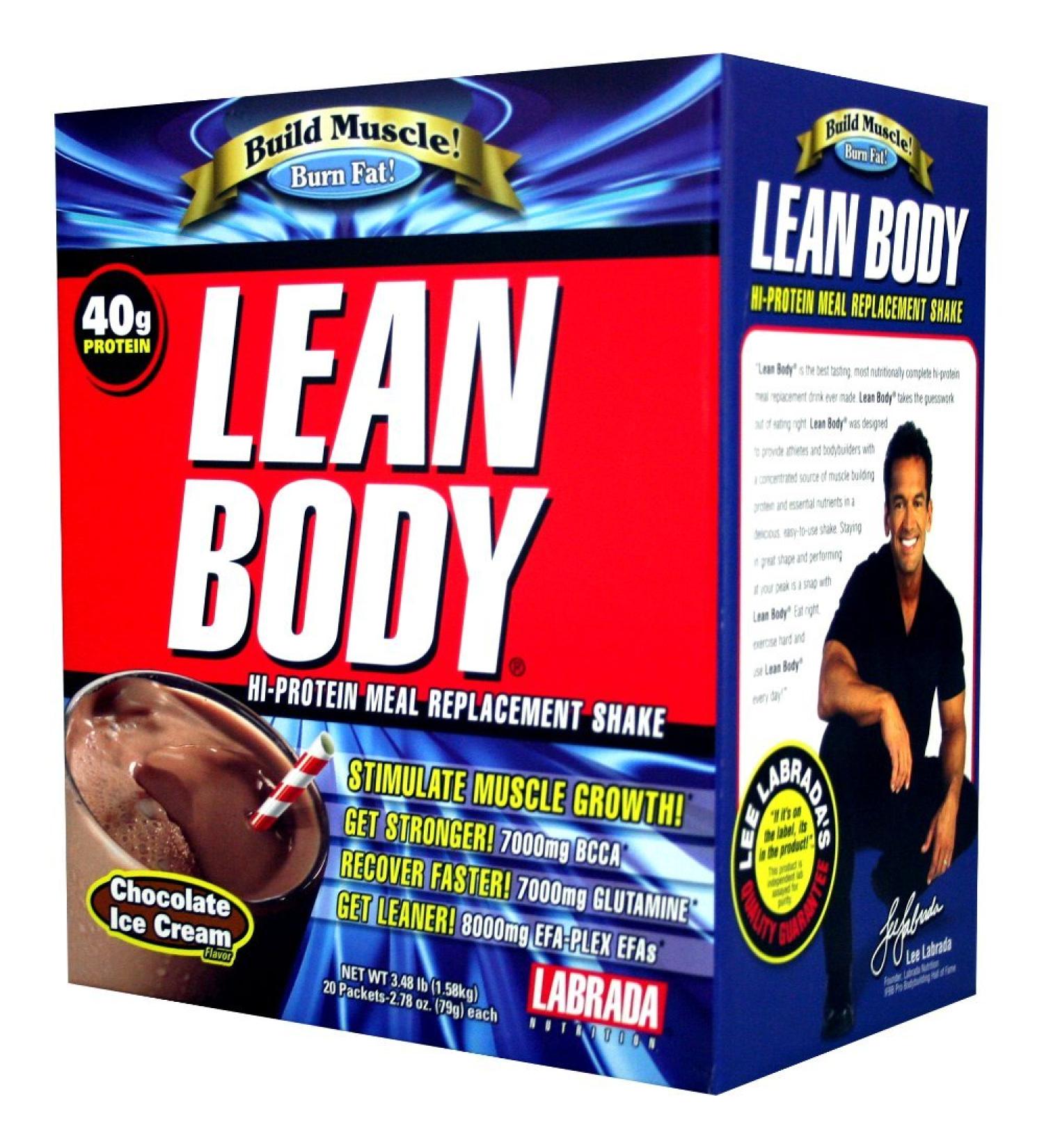 Labrada Nutrition Lean Body Packets - Chocolate  - Pack of 20