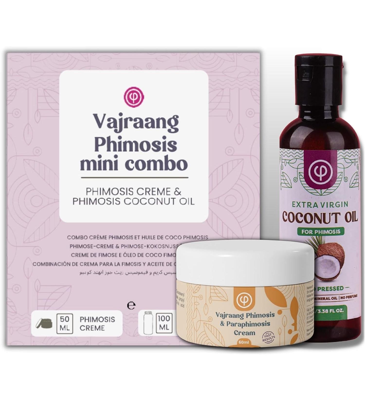 Phimosis Mini Combo - Phimosis Cream & Oil for Effective Relief | International Shipping Available - Buy Online on GoSupps.com