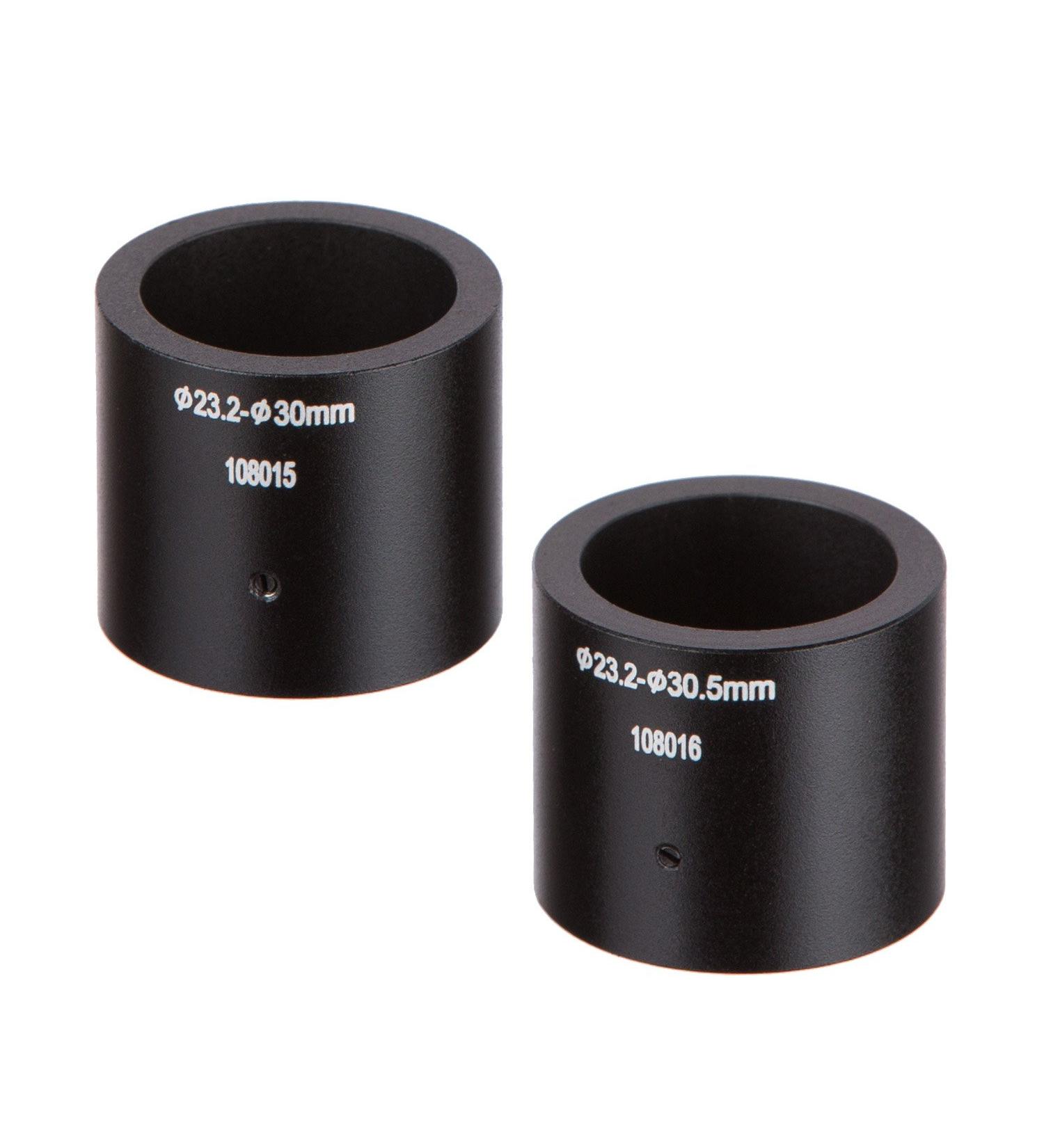 AmScope 23mm to 30mm and 30.5mm Adapter Set
