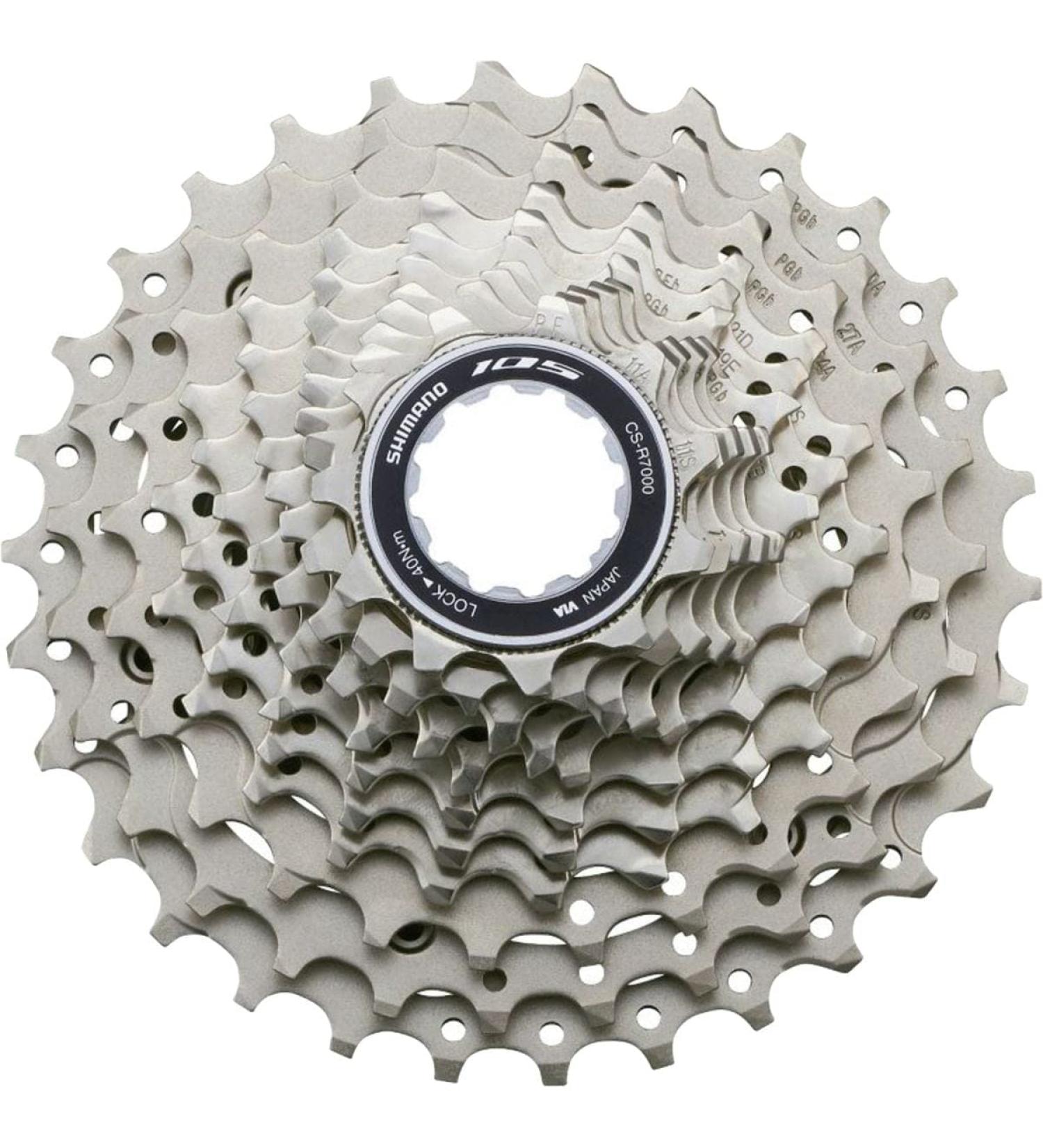 SHIMANO 105 CS-R7000 11x28 Cassette - Durable Gray Cycling Gear - Buy Online on GoSupps.com