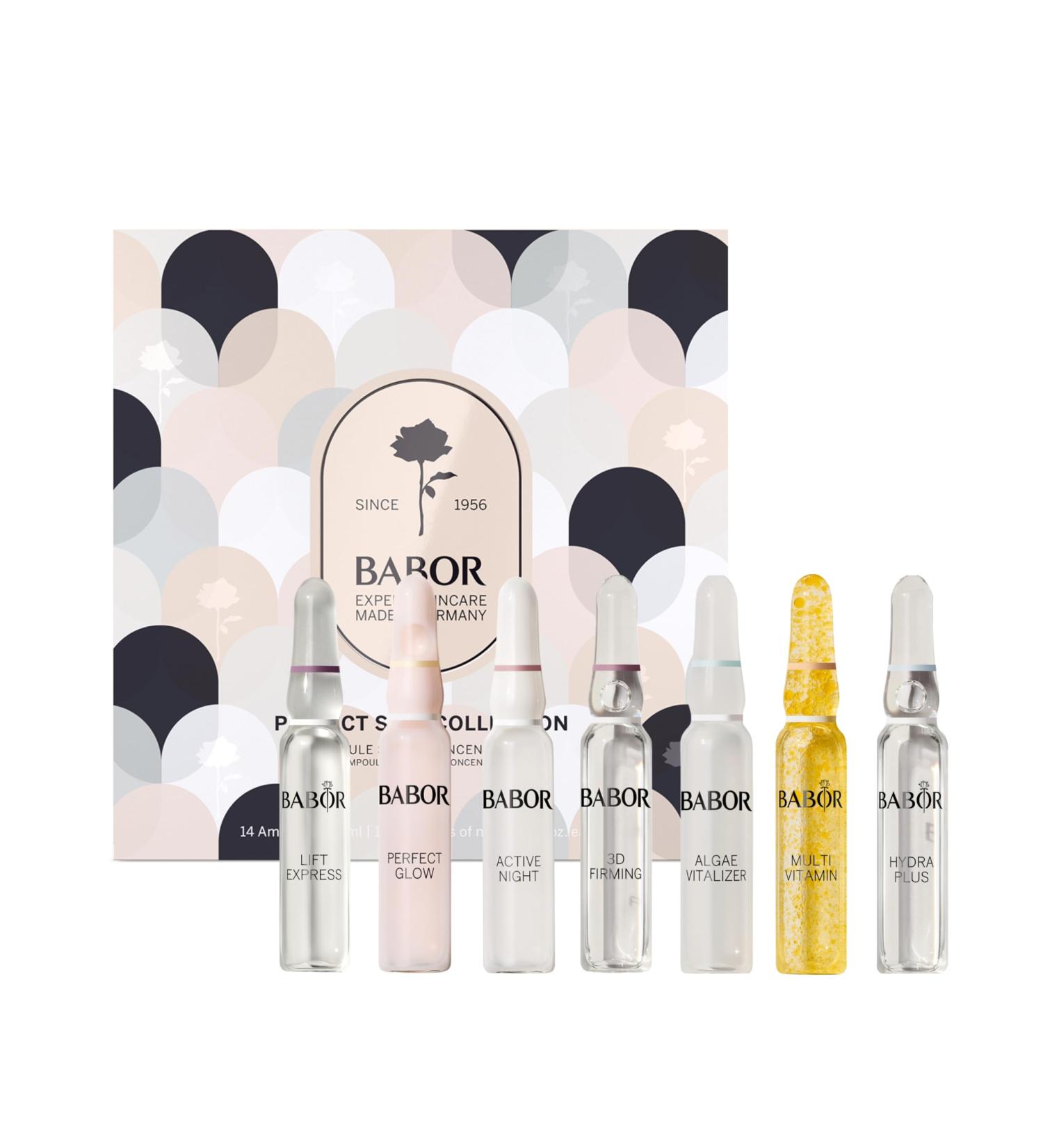 Babor Ampoule Gift Set 14-Day Intensive Cure for Moisture Regeneration & Anti-Aging | Perfect Skin Collection | Radiant Complexion | 14 x 2 ml - Buy Online on GoSupps.com