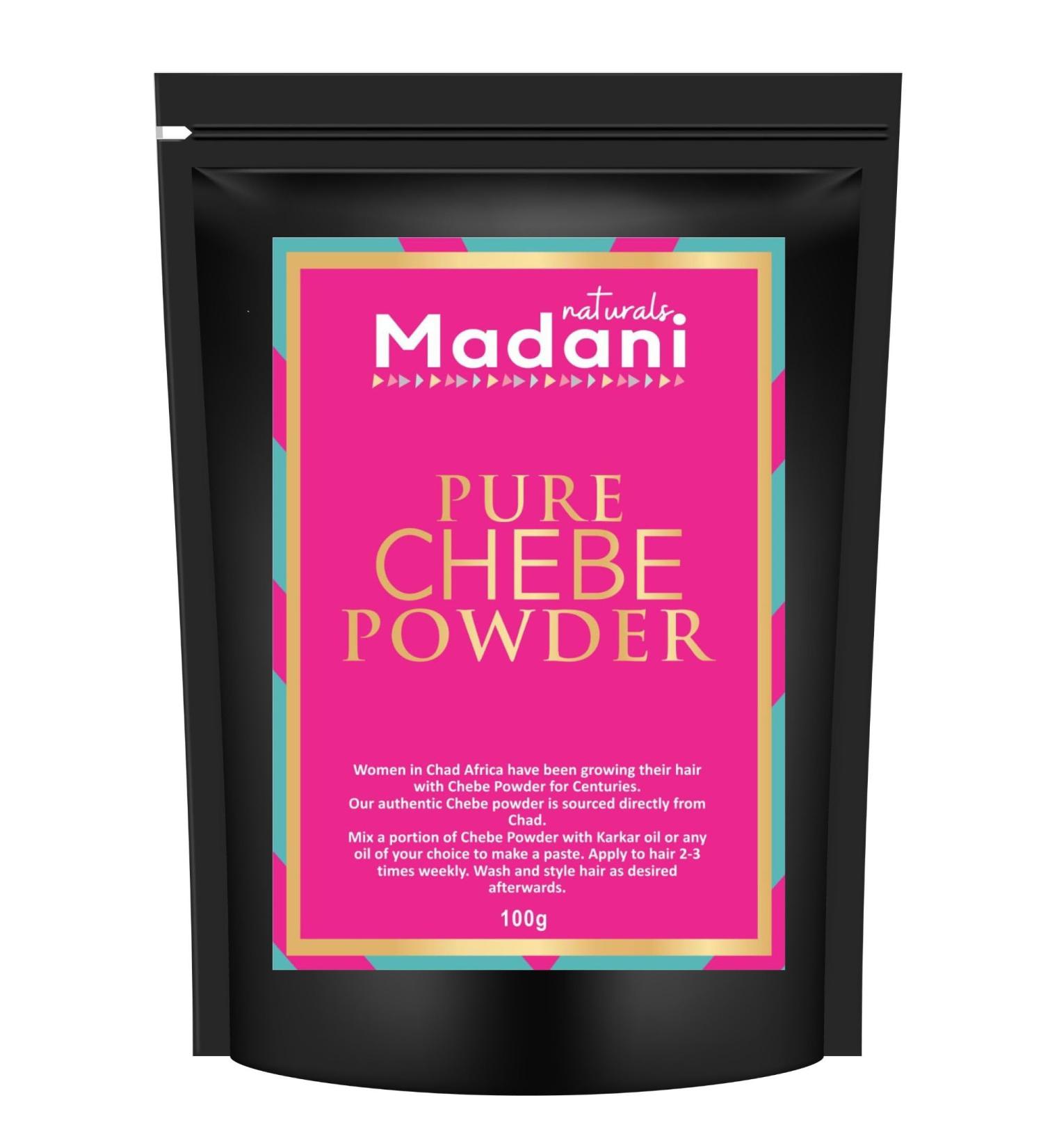 Authentic Chebe Powder from Chad - Organic Hair Growth Mask for Coarse Kinky Hair | 100g Natural Formula - Buy Online on GoSupps.com