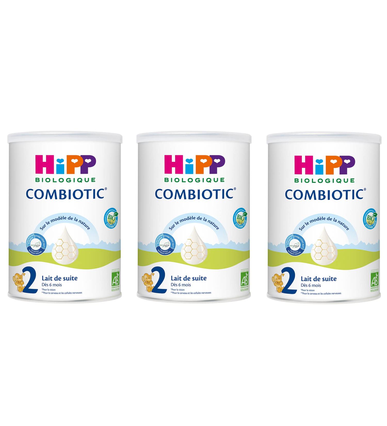 Hipp Organic Combiotic Milk 2 Pack of 3 800 g - Buy Online on GoSupps.com