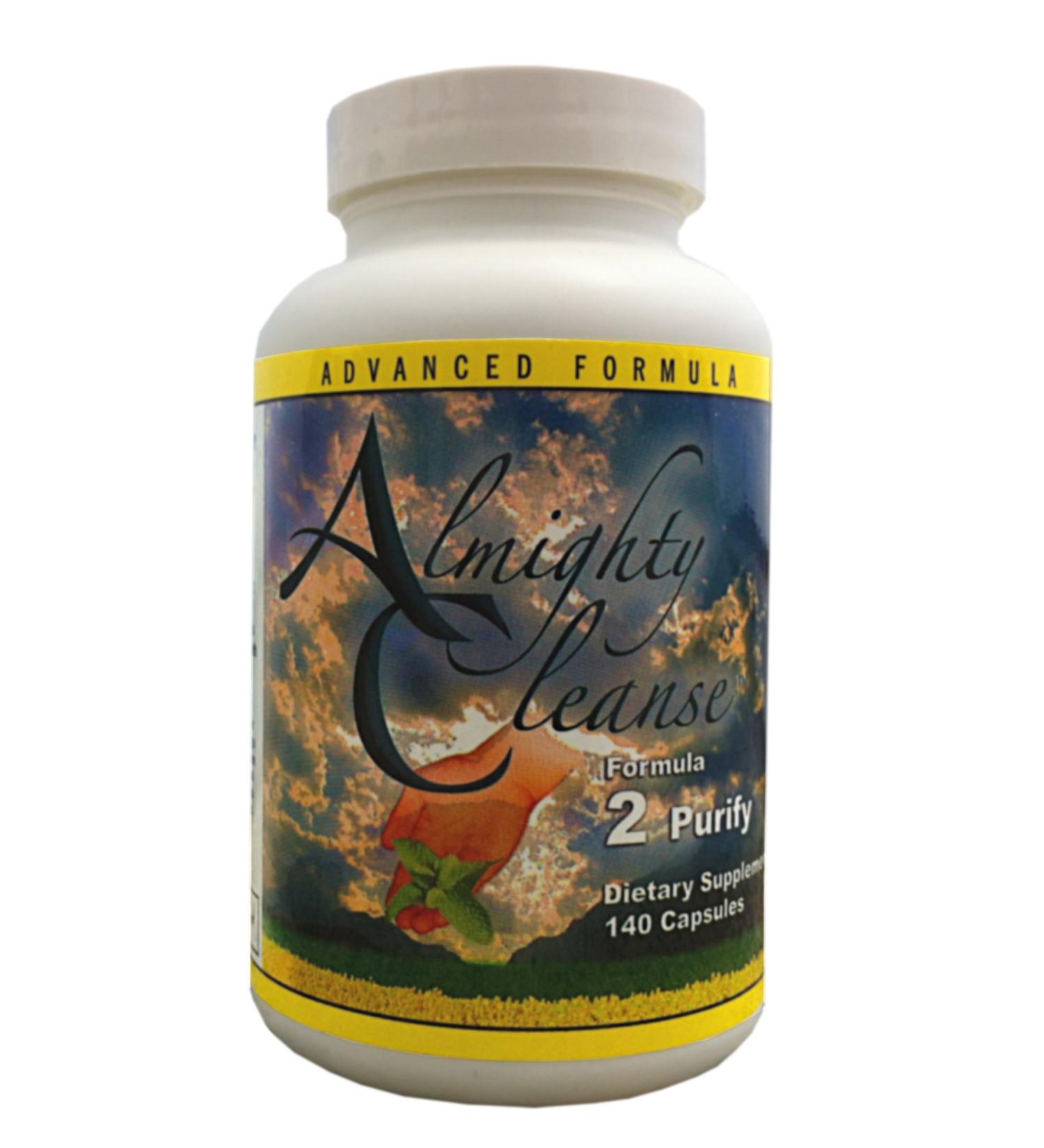 Almighty Cleanse Body Detox - New Formula Two (140 Caps) | Detoxify and Cleanse Your Body - Buy Online on GoSupps.com