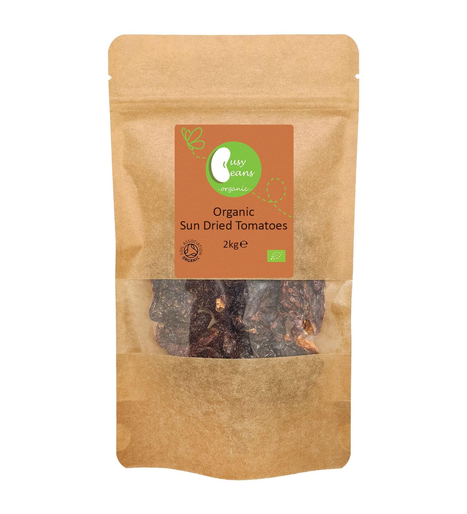 Organic Sun Dried Tomatoes - Certified Organic - by Busy Beans Organic (2kg) - Buy Online on GoSupps.com