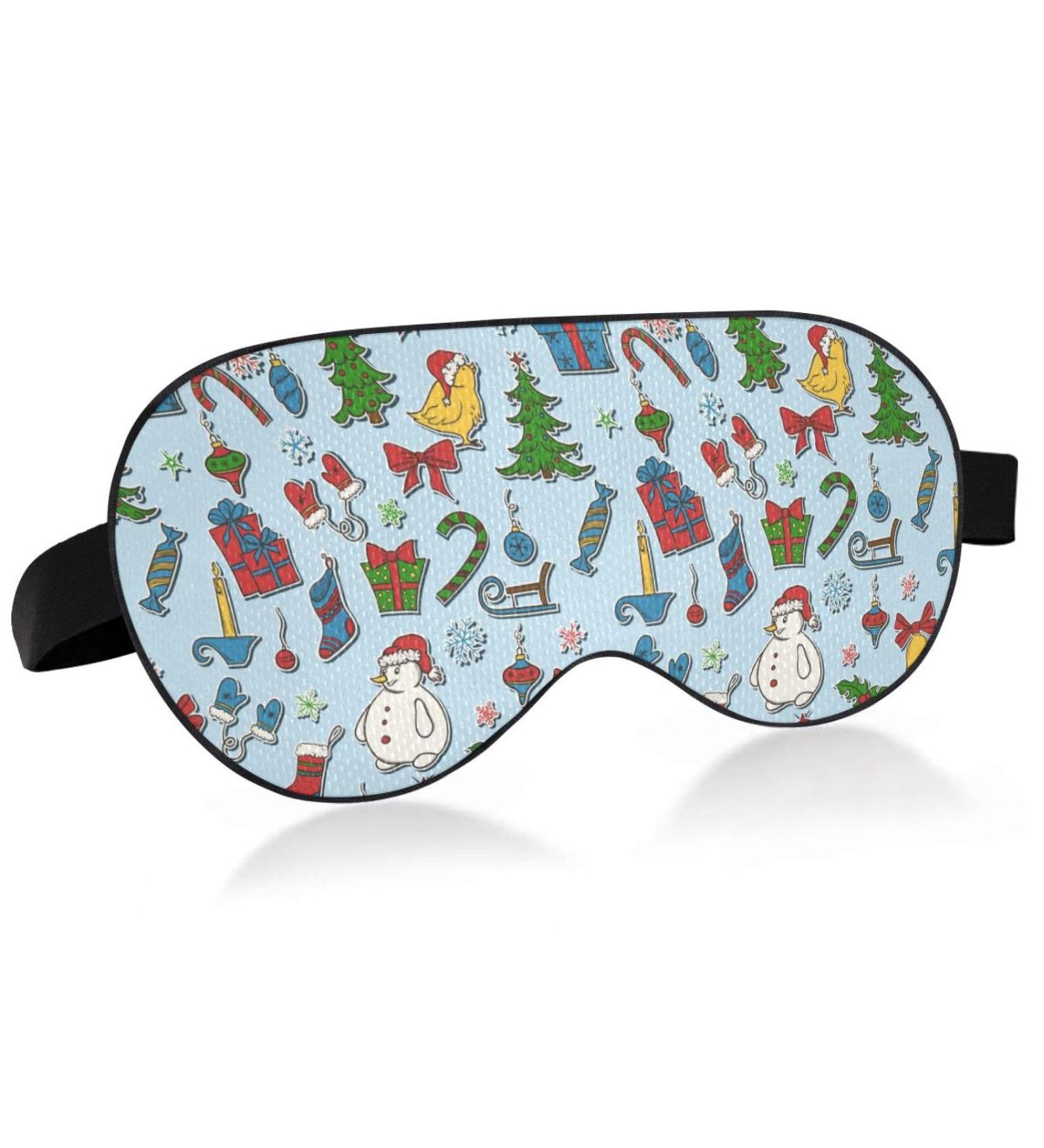 Haskirky Light Blocking Eye Mask - Breathable & Adjustable for Adults | Perfect for Travel, Yoga, Meditation & Office for Deep Sleep | Comfortable & Smooth | Great Christmas Gift - Buy Online on GoSupps.com
