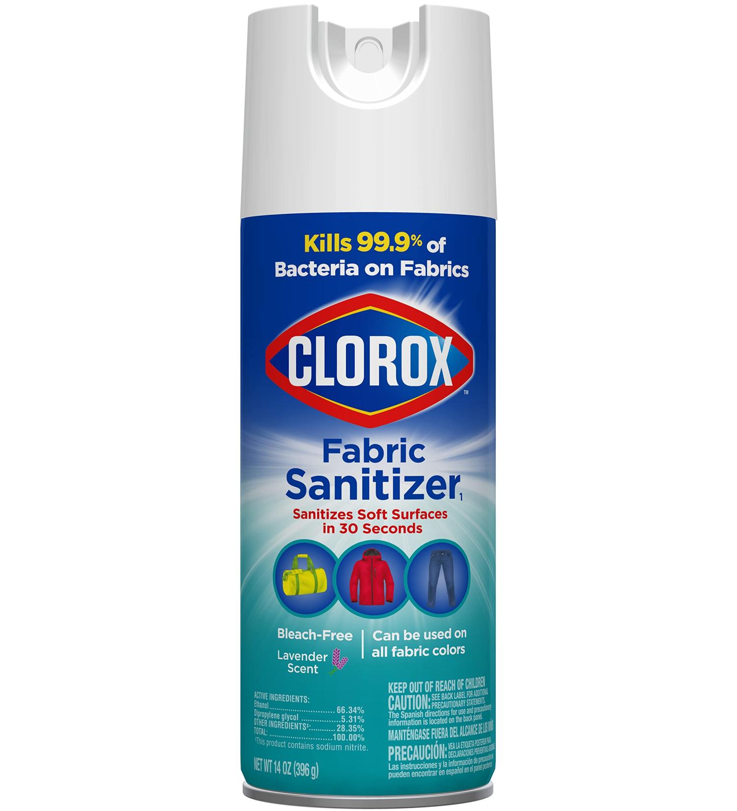 Clorox Fabric Sanitizer Aerosol Spray - Lavender Scent 14oz - Buy Online on GoSupps.com