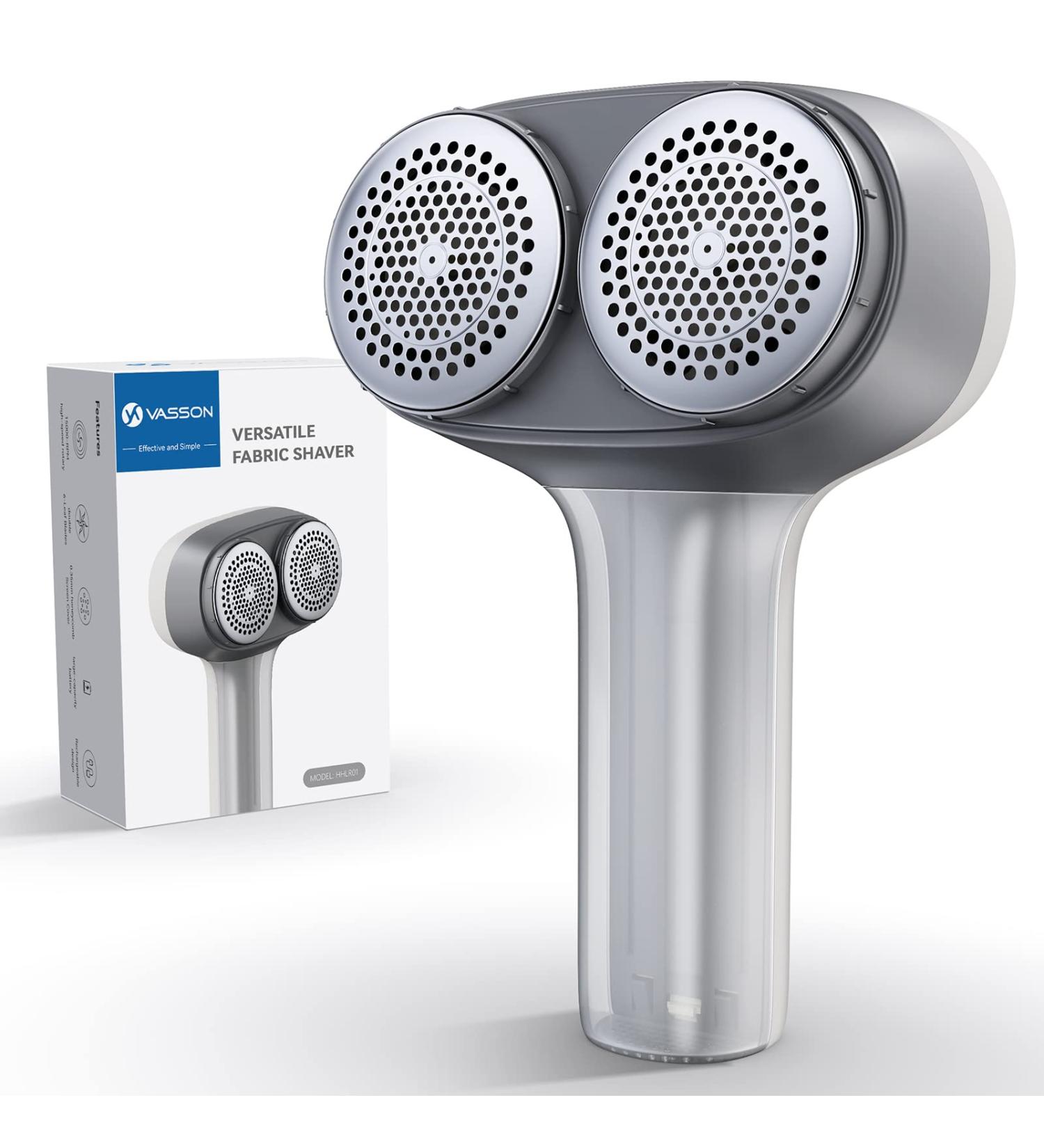 VASSON Fabric Shaver - Rechargeable Electric Lint Remover for Clothes & Furniture - Greyish White - Buy Online on GoSupps.com