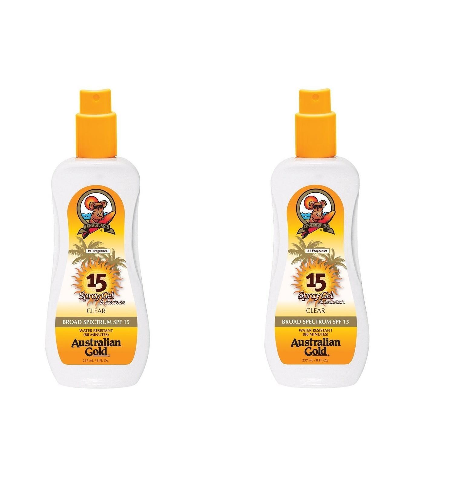 Australian Gold Spf15 Spray Gel Ultimate Hydration 8 Ounce (235ml) (2 Pack)