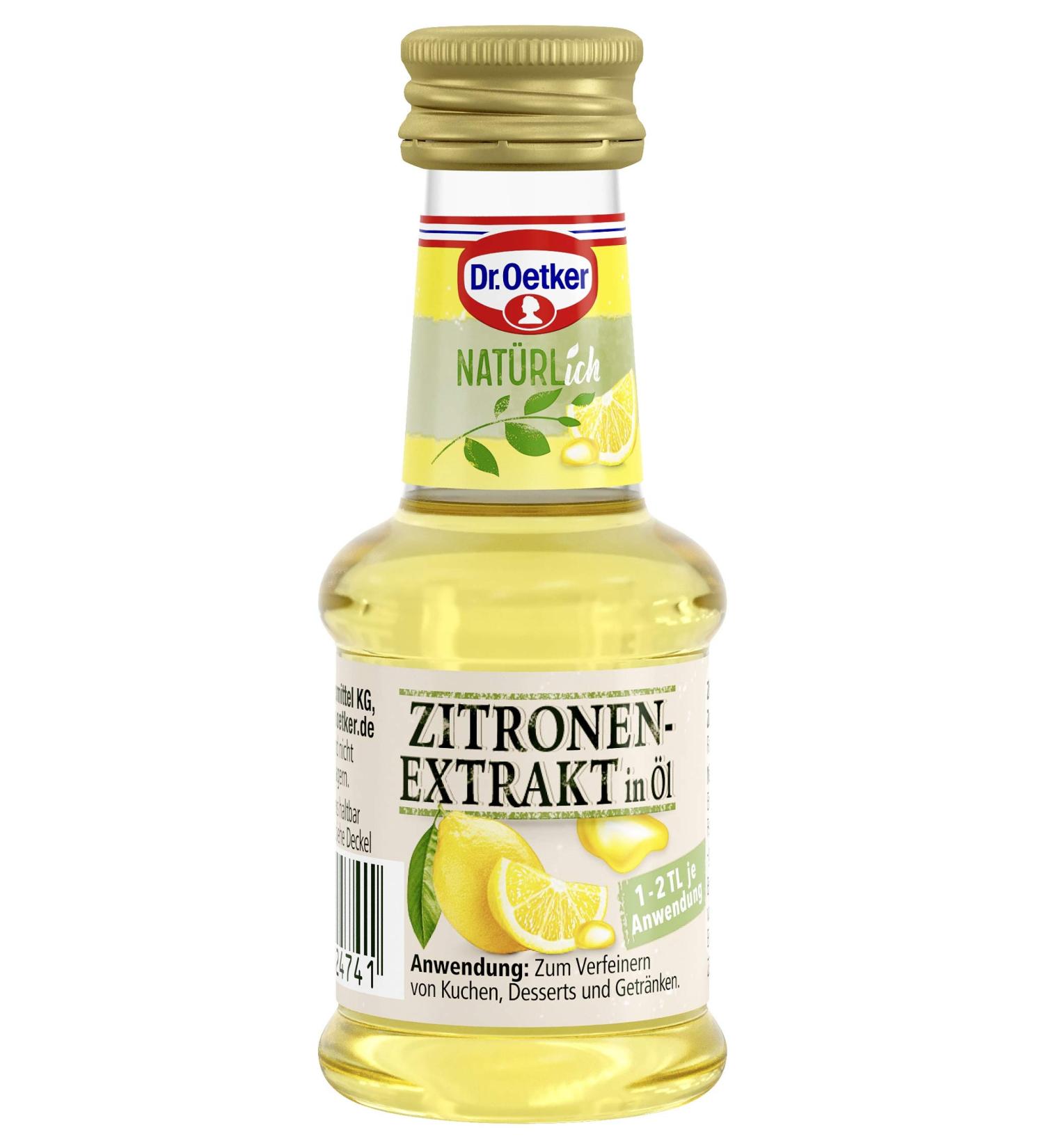 Dr. Oetker Lemon Extract 6 x 35 ml | Authentic Sicilian Flavor for Cakes & Desserts - Buy Online on GoSupps.com