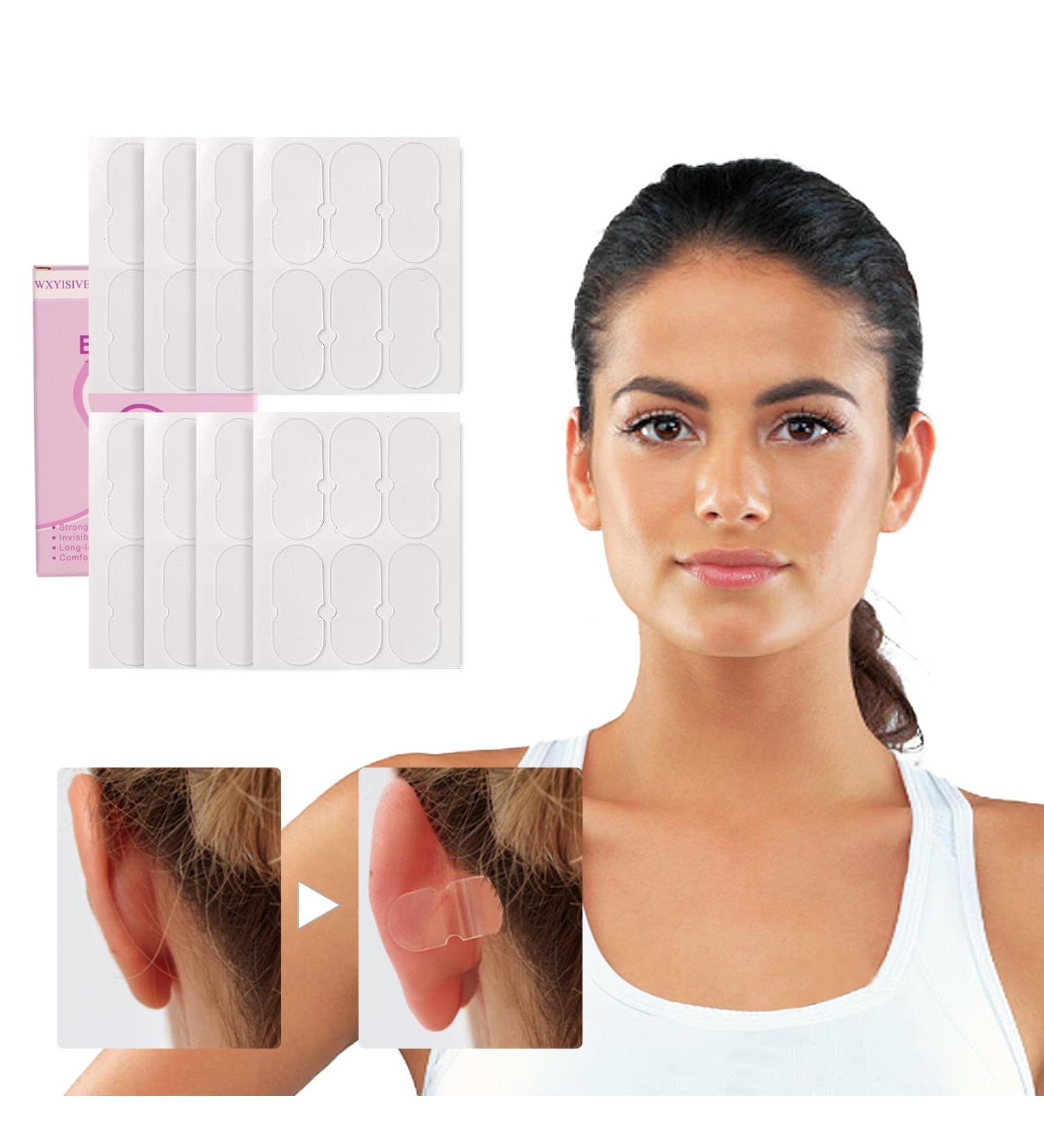 48pcs Elf Ear Stickers - Transparent Silicone Ear Tapes for V-Shaped Face & Ear Training - Posture Corrector Accessory - Buy Online on GoSupps.com