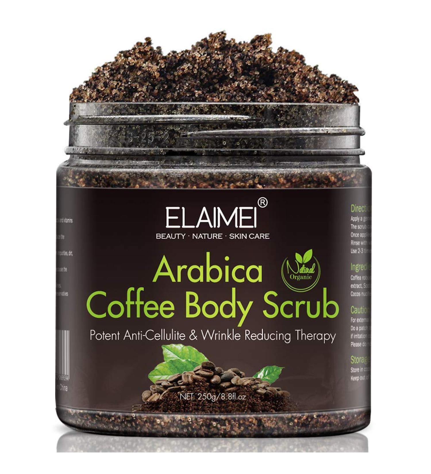 Organic Coffee Scrub for Acne, Cellulite, Stretch Marks | Spider Vein & Varicose Vein Therapy | Eczema Treatment - Buy Online on GoSupps.com