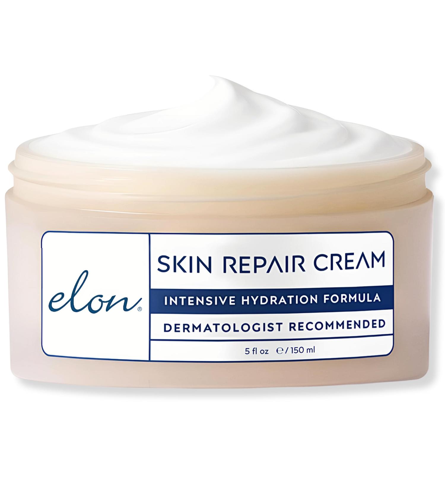 Elon Skin Repair Cream | Hydrating Cream for Hands & Body | Dermatologist Recommended (5 oz) 5 Ounce (Pack of 1) - Buy Online on GoSupps.com