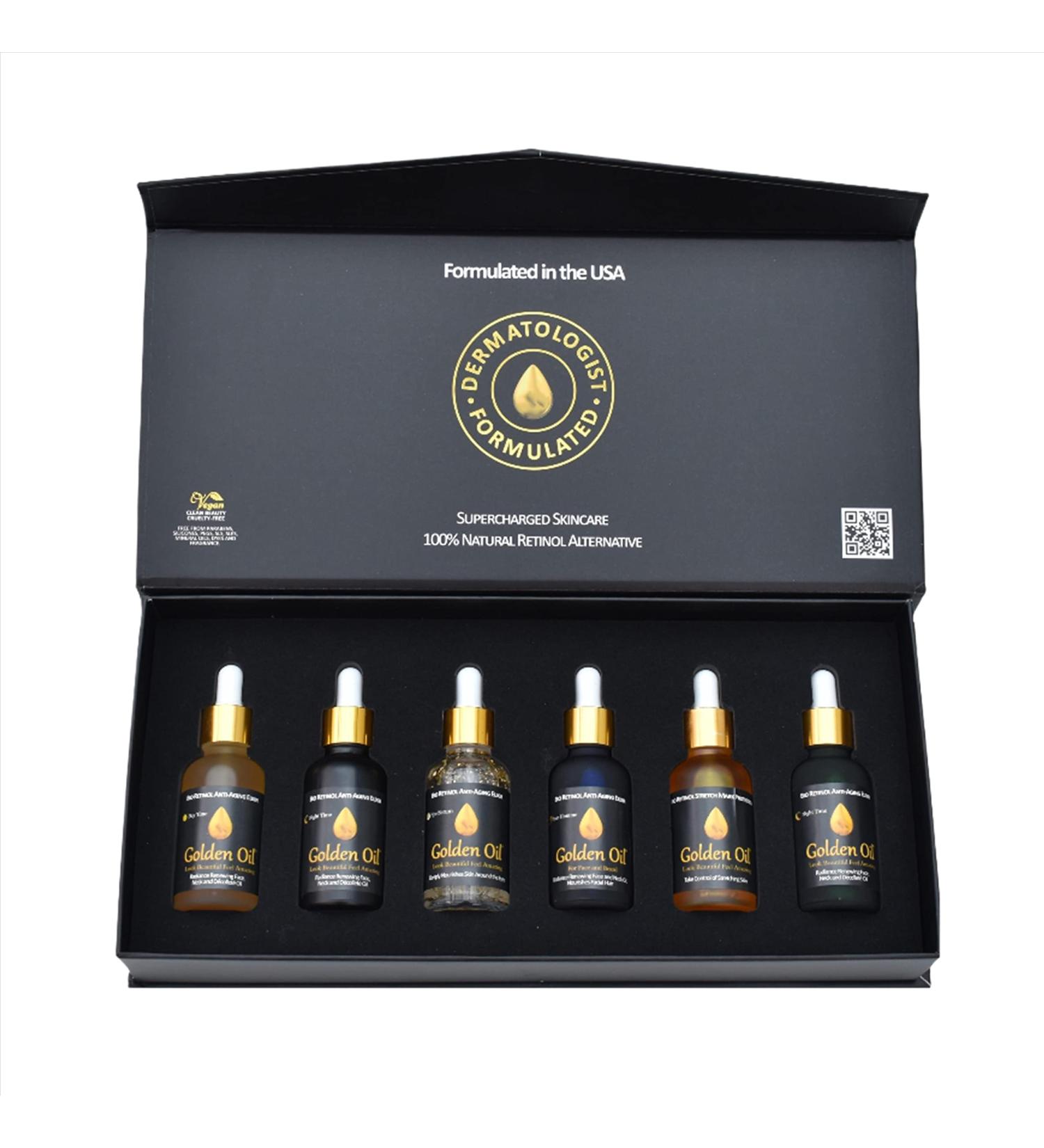Anti-Aging Bio Retinol Gift Set - 6-Piece Skincare Set | Perfect for All Special Occasions | International Shipping - Buy Online on GoSupps.com