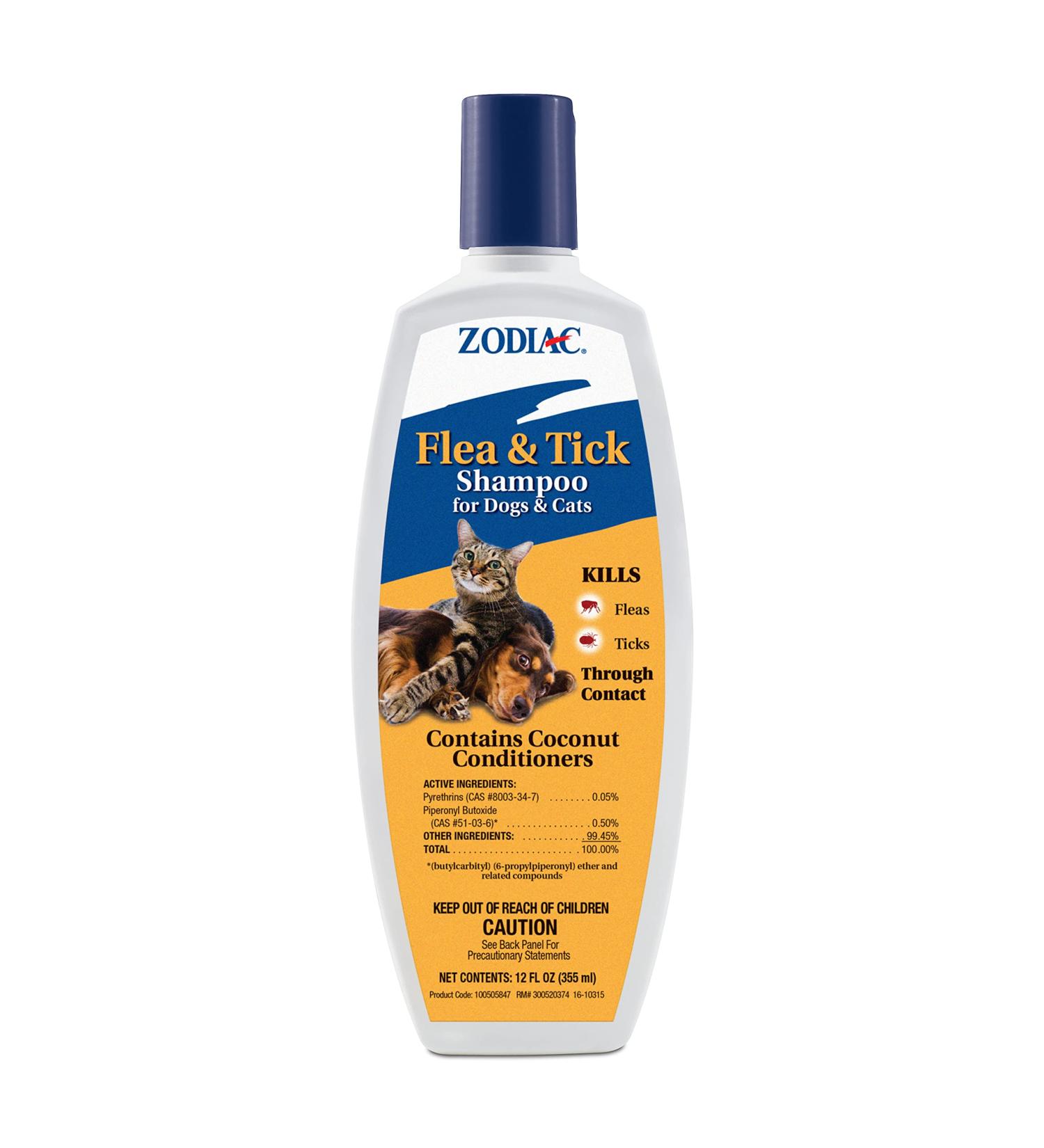 Zodiac Flea & Tick Shampoo for Dogs & Cats, 12-ounce