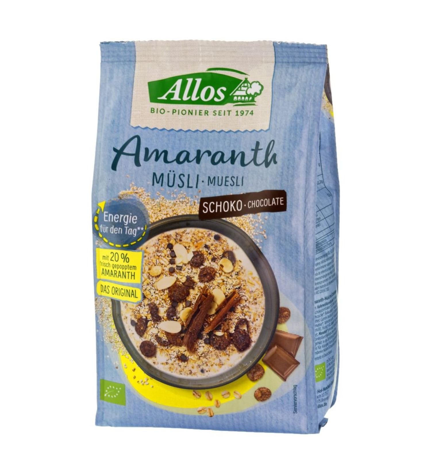 ALLOS Chocolate Amaranth Muesli