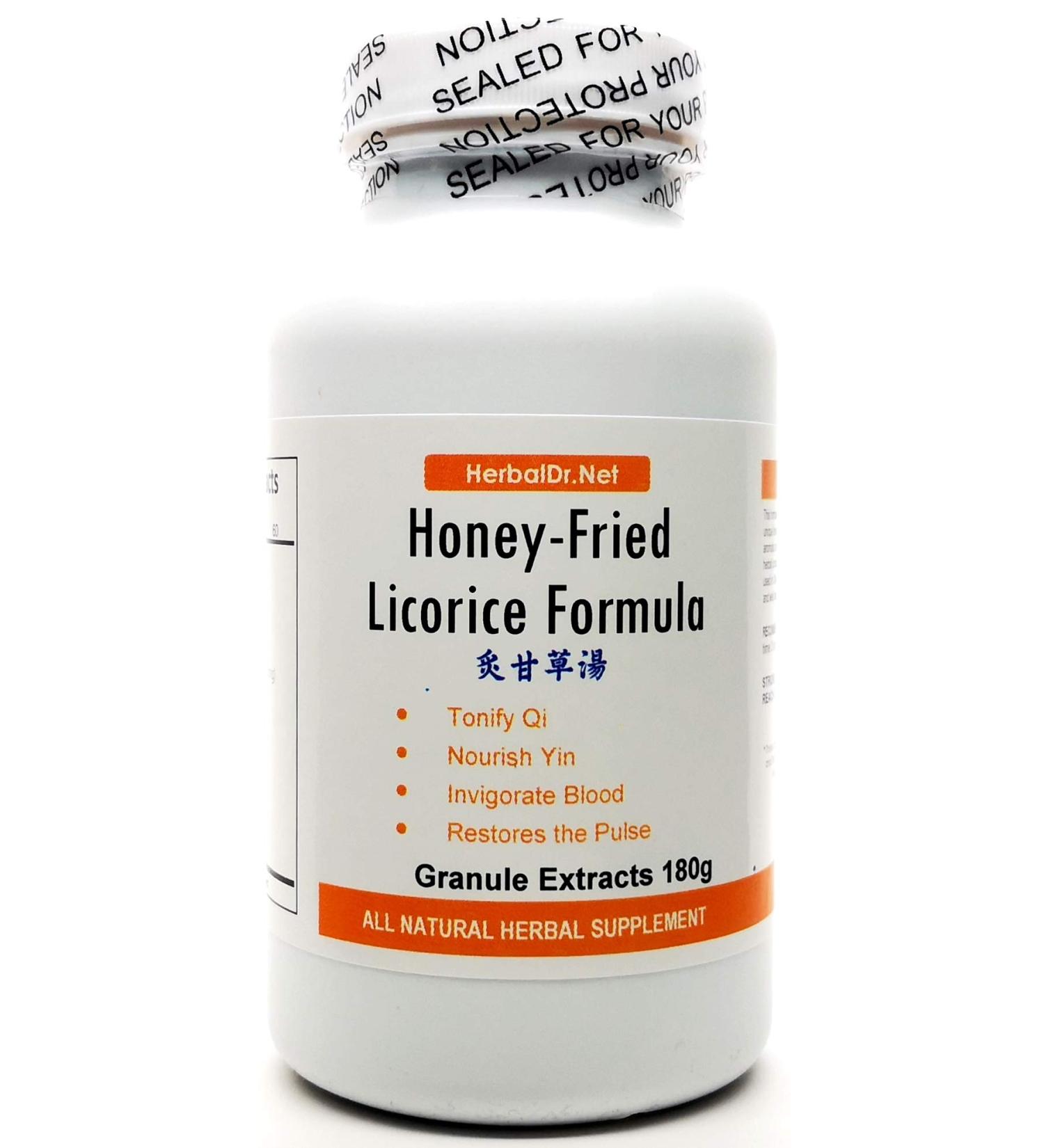 Honey Fried Licorice Decoction Extract Powder Tea 180g (Zhi Gan Cao Tang) Ready-To-Drink 100% Natural Herbs - Buy Online on GoSupps.com
