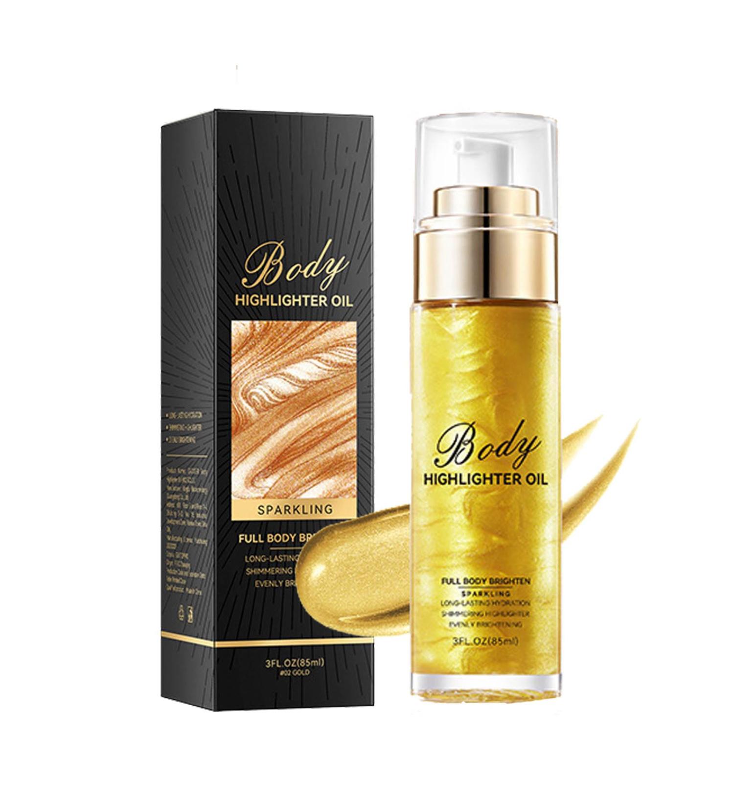  Pemarlis Body Illuminator Liquid Highlighter Shimmer Oil for Face Body Illuminator Liquid Shimmer Luminizer Oil Shimmer Oil for Face Body Legs Hydration Nature - Buy Online on GoSupps.com